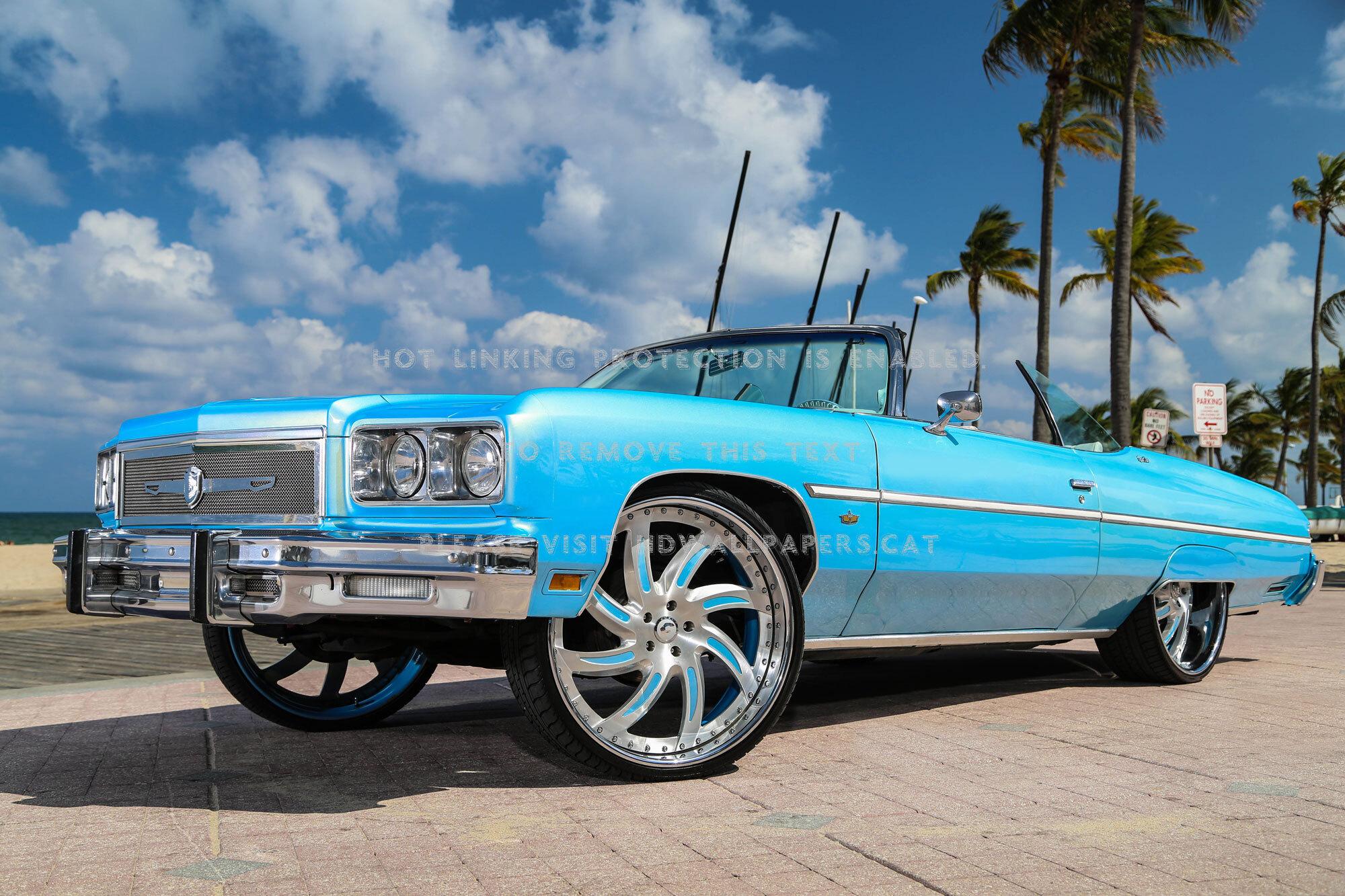 75 Caprice Blue Donk Conv Classic Cars