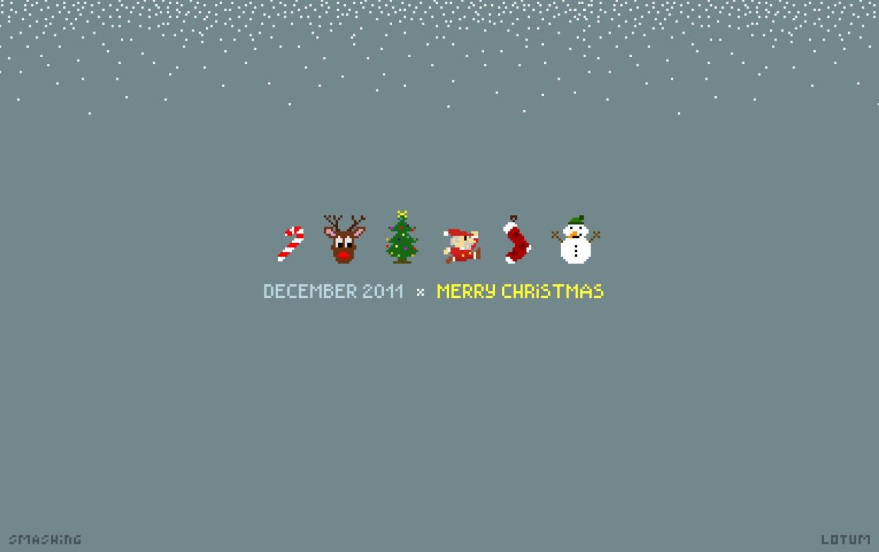 Christmas Pixel wallpaper. Christmas Pixel