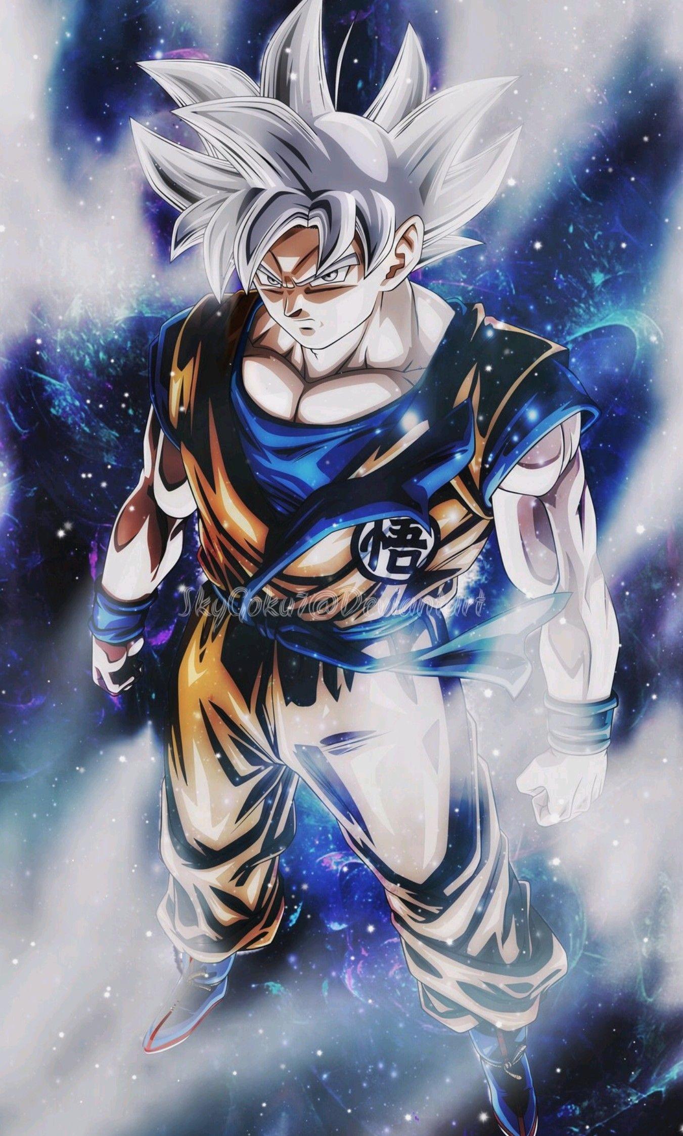 Ultra Instinct Goku Mastered for Mobile DB Legends HD wallpaper download