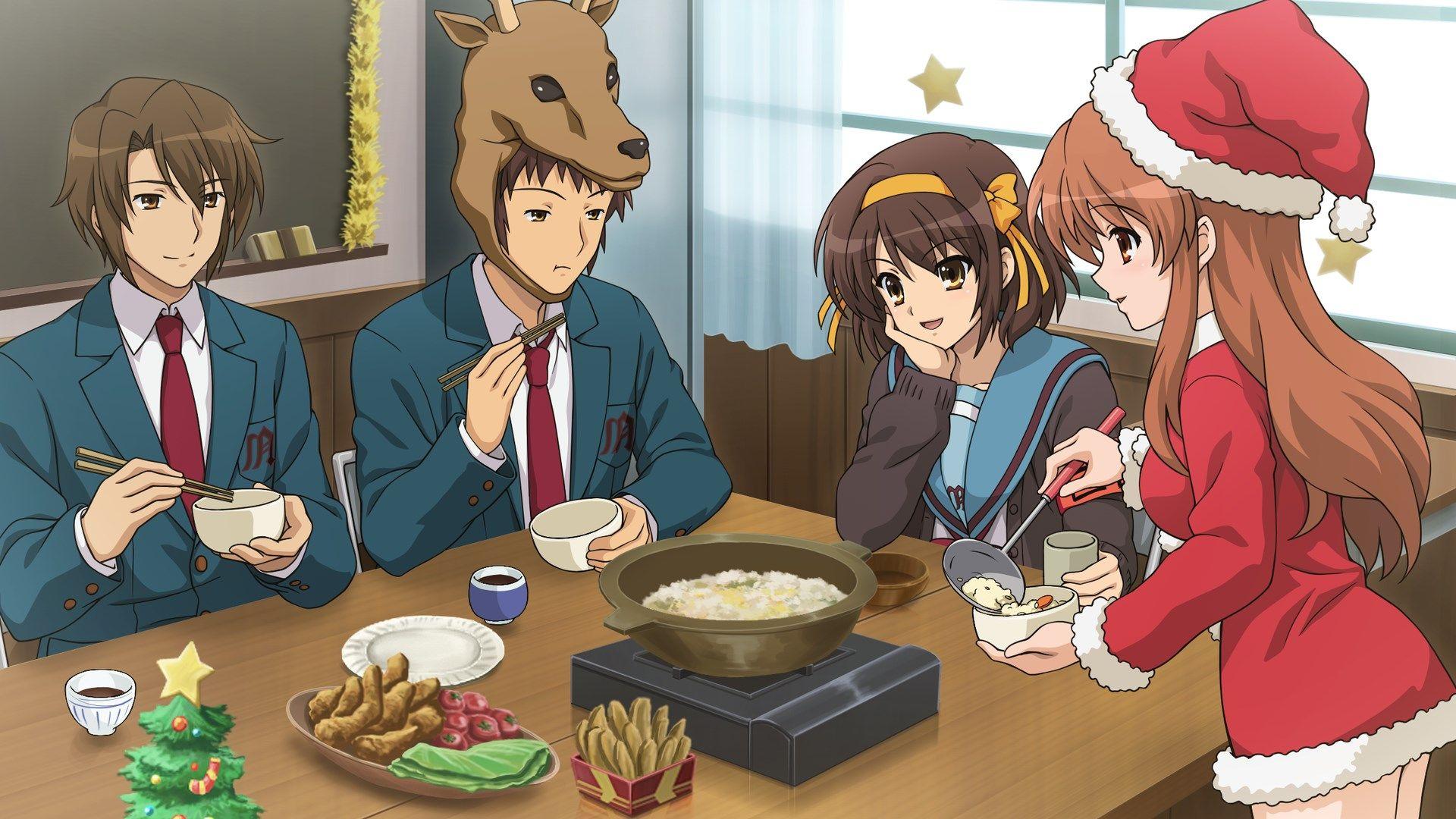 widescreen wallpaper the melancholy of haruhi suzumiya