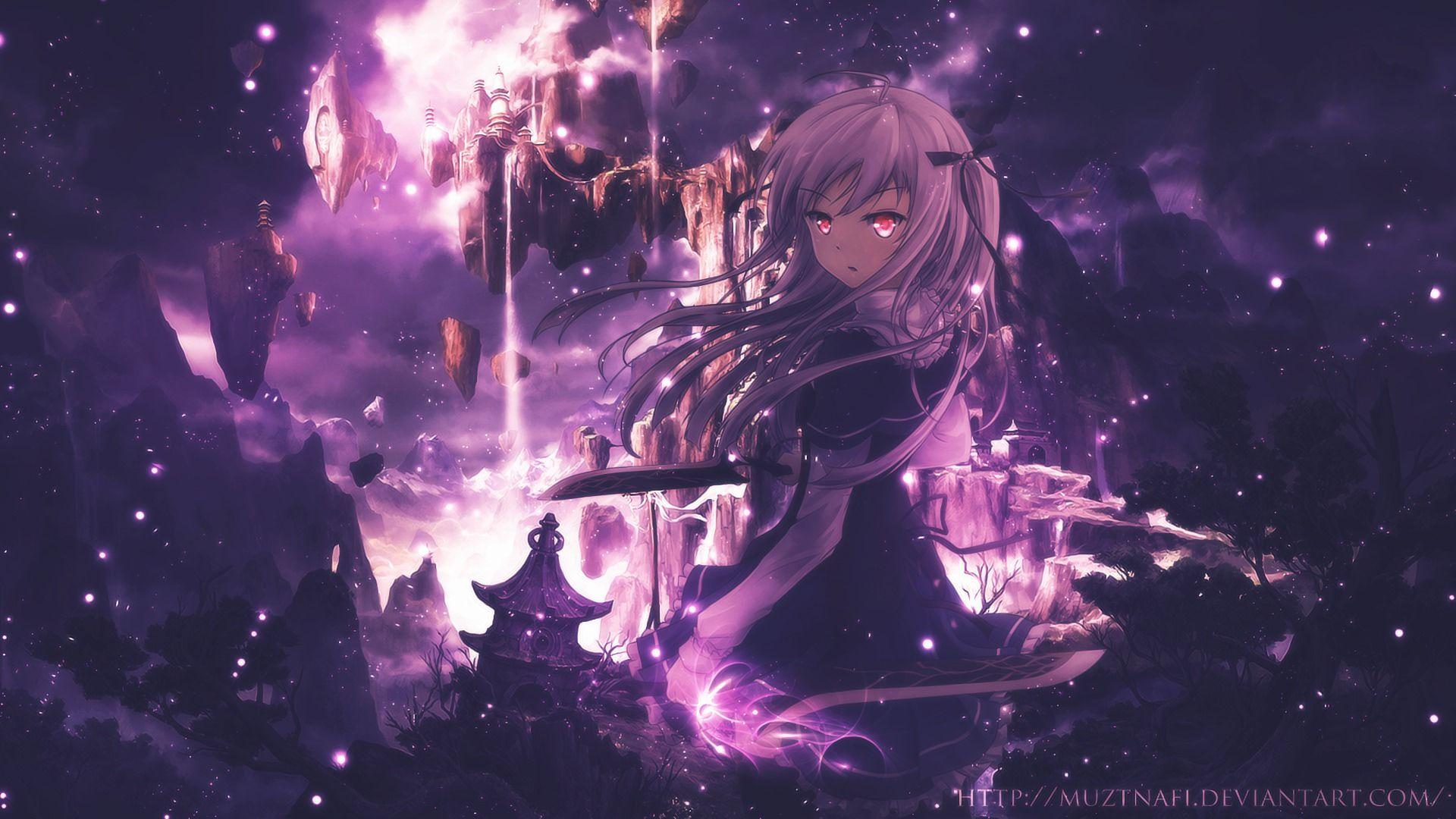 Purple Anime Full HD Wallpapers - Wallpaper Cave