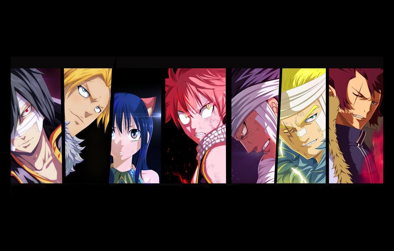 Wallpaper Cobra, Rogue, dragon, Wendy, Sting, Fairy Tail, Natsu