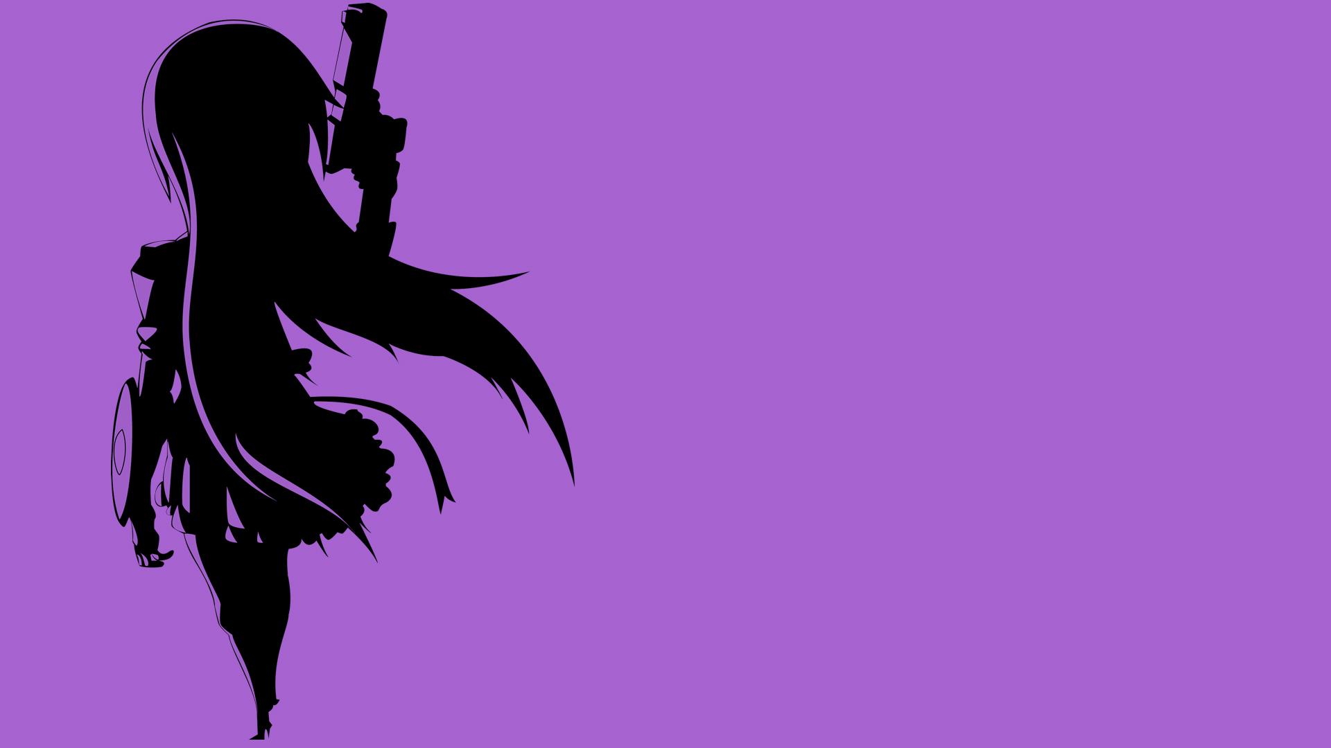 Dark Purple Anime Wallpaper HD