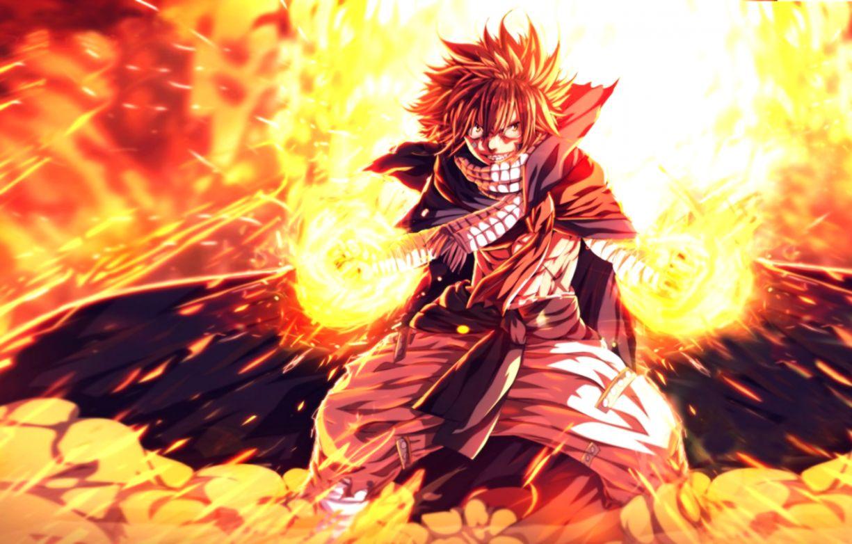 Fire Anime Wallpapers Wallpaper Cave