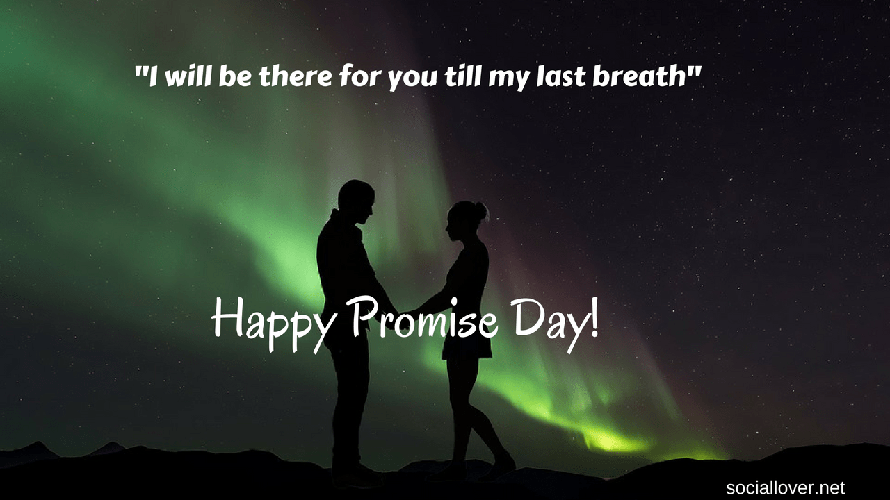 Happy Promise Day Wallpaper, HD image for Girlfriend, Boyfriend