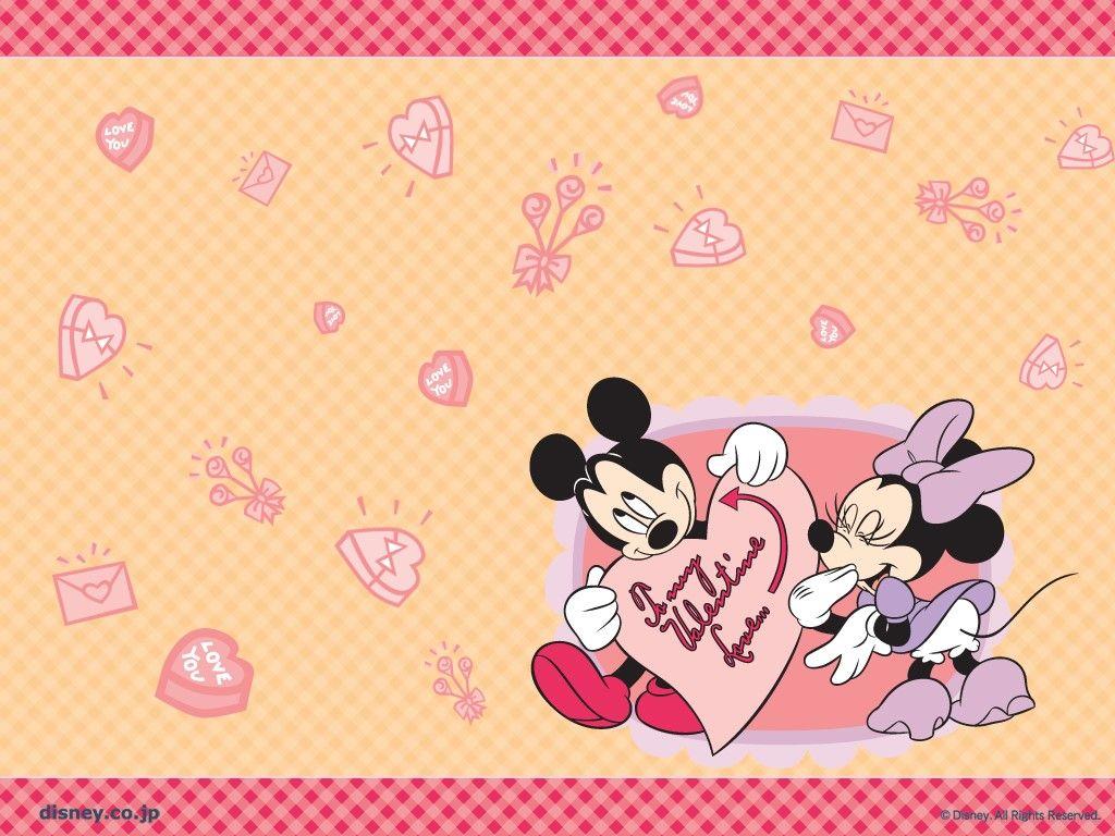 Cartoons Wallpaper, Mickey and Minnie Love. Minnie