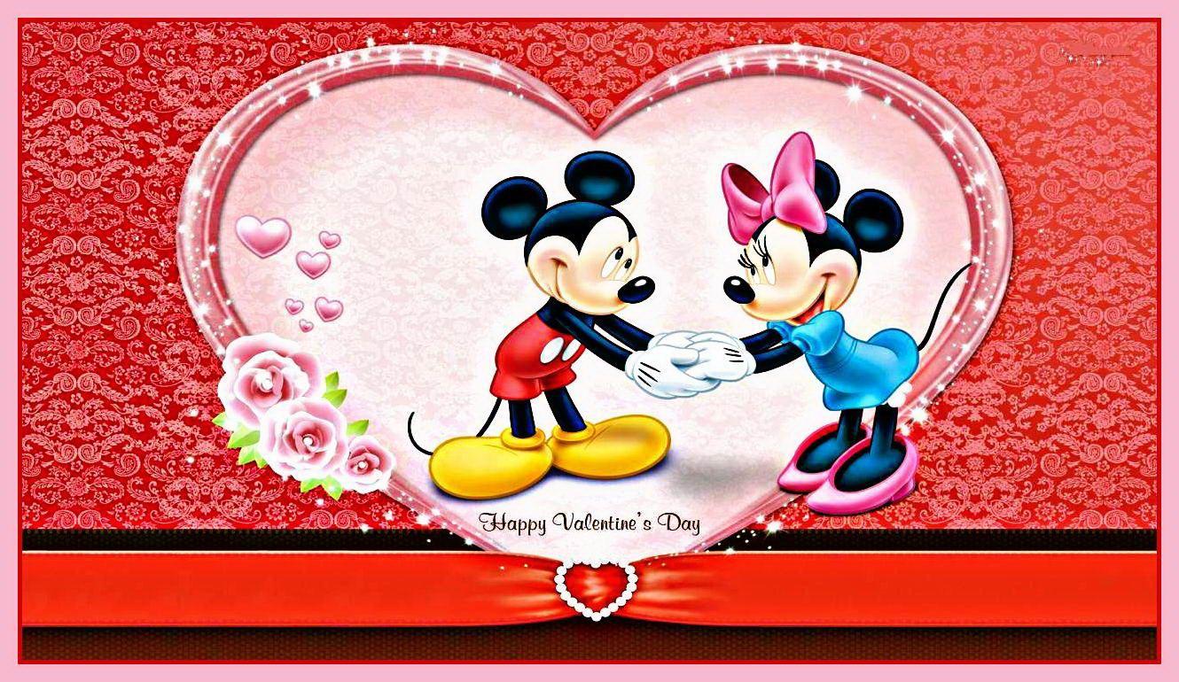 Mickey Minnie. Happy Valentine's Day Mickey And Minnie Mouse