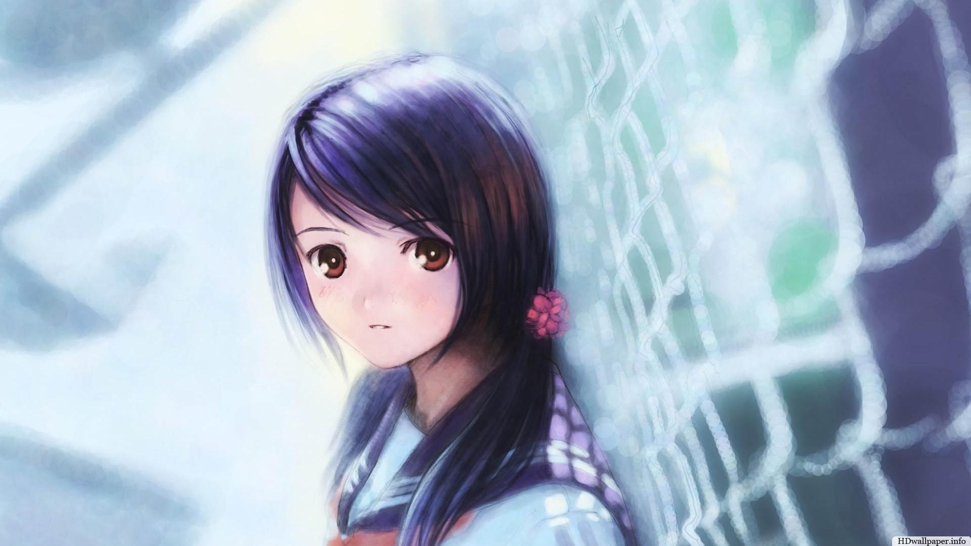 Beautiful Anime Girl Student Wallpapers Wallpaper Cave