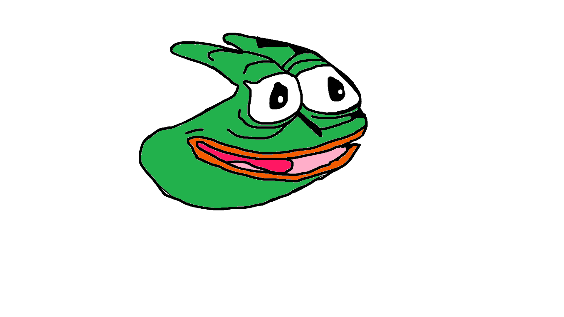 I drew Pepega in Paint. I hope you like it! :)