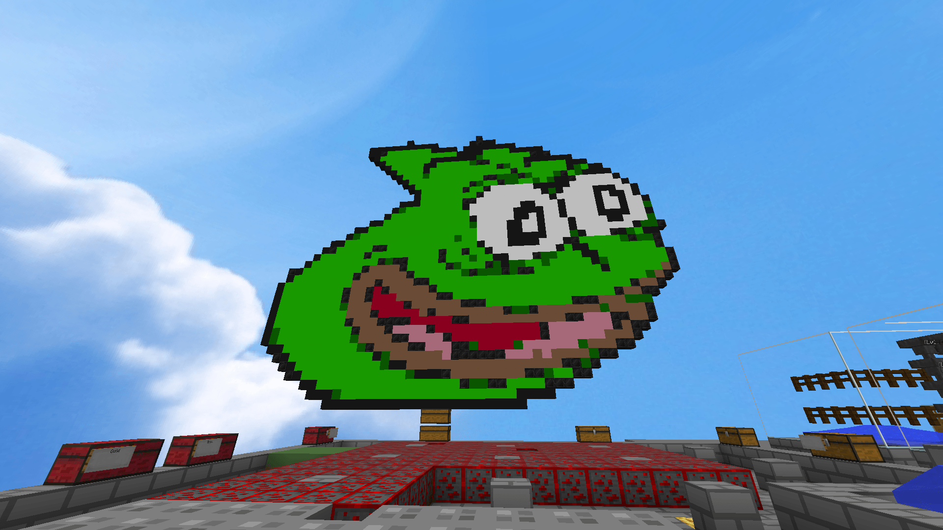 I made the pepega emote. Hypixel Server and Maps
