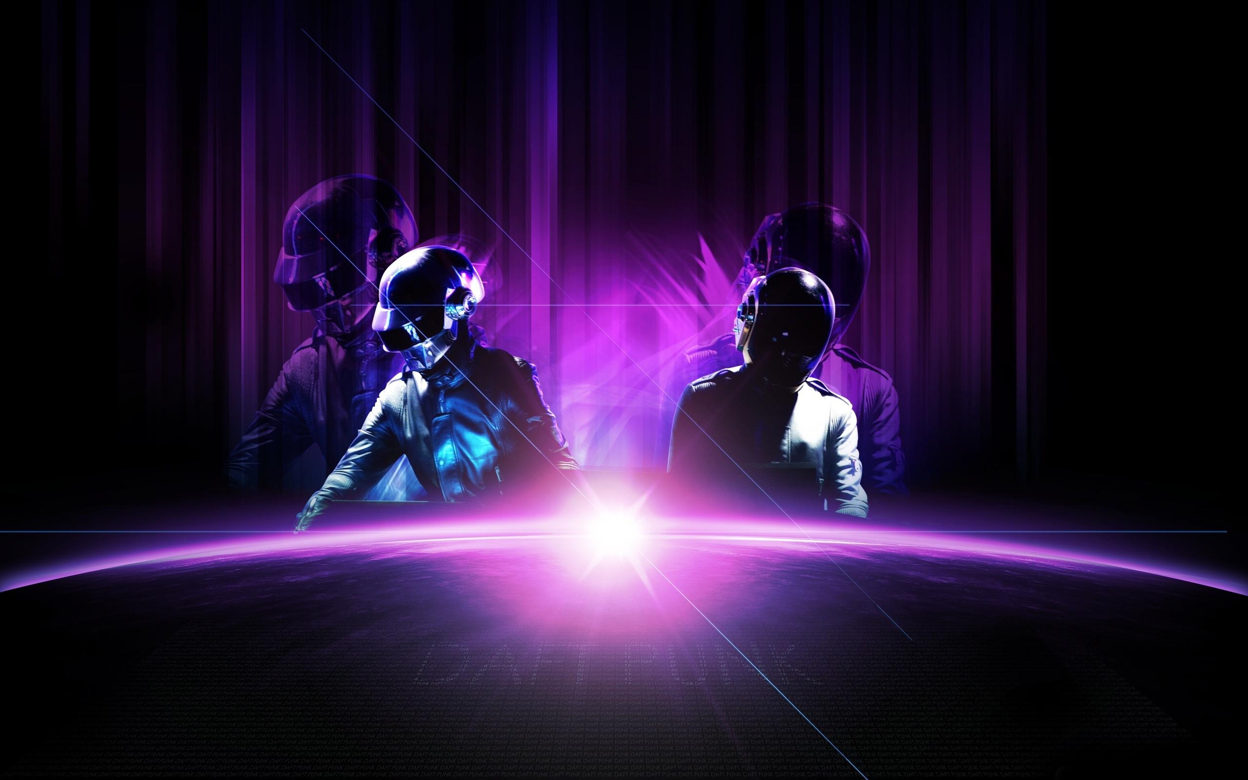 Daft Punk Dual Monitor Wallpaper