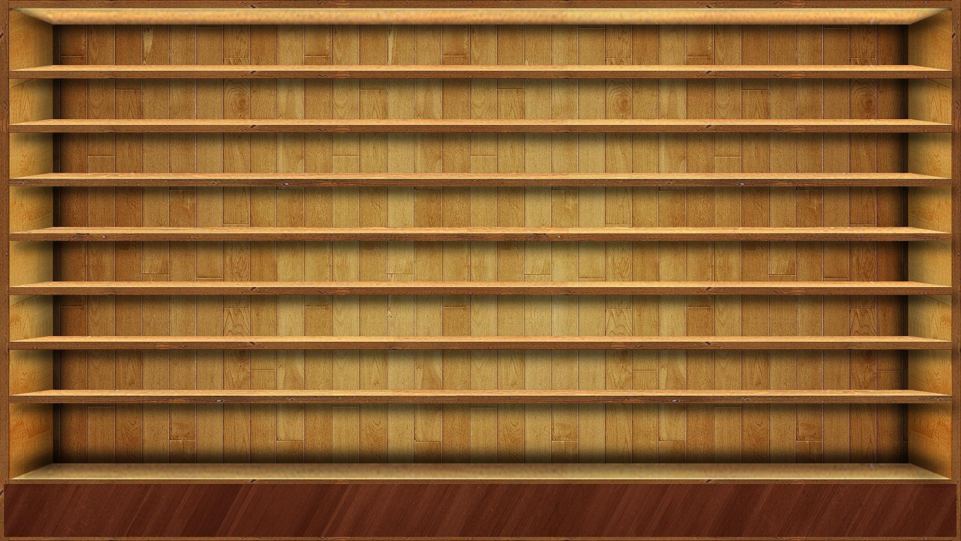 Empty Shelves Bookcase Library Stock Image  Image of office furniture  37664861
