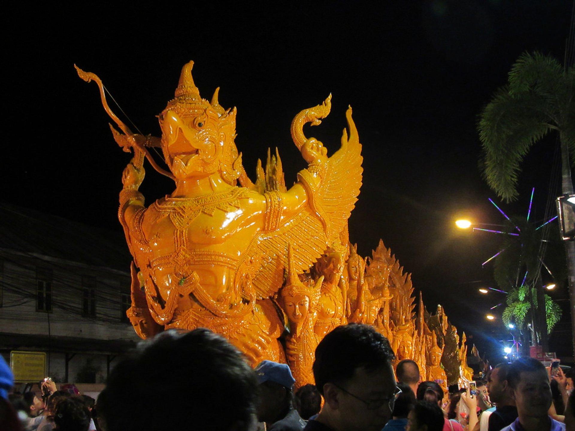 Candle Festival in Ubon Ratchathani 2020, Thailand & Map