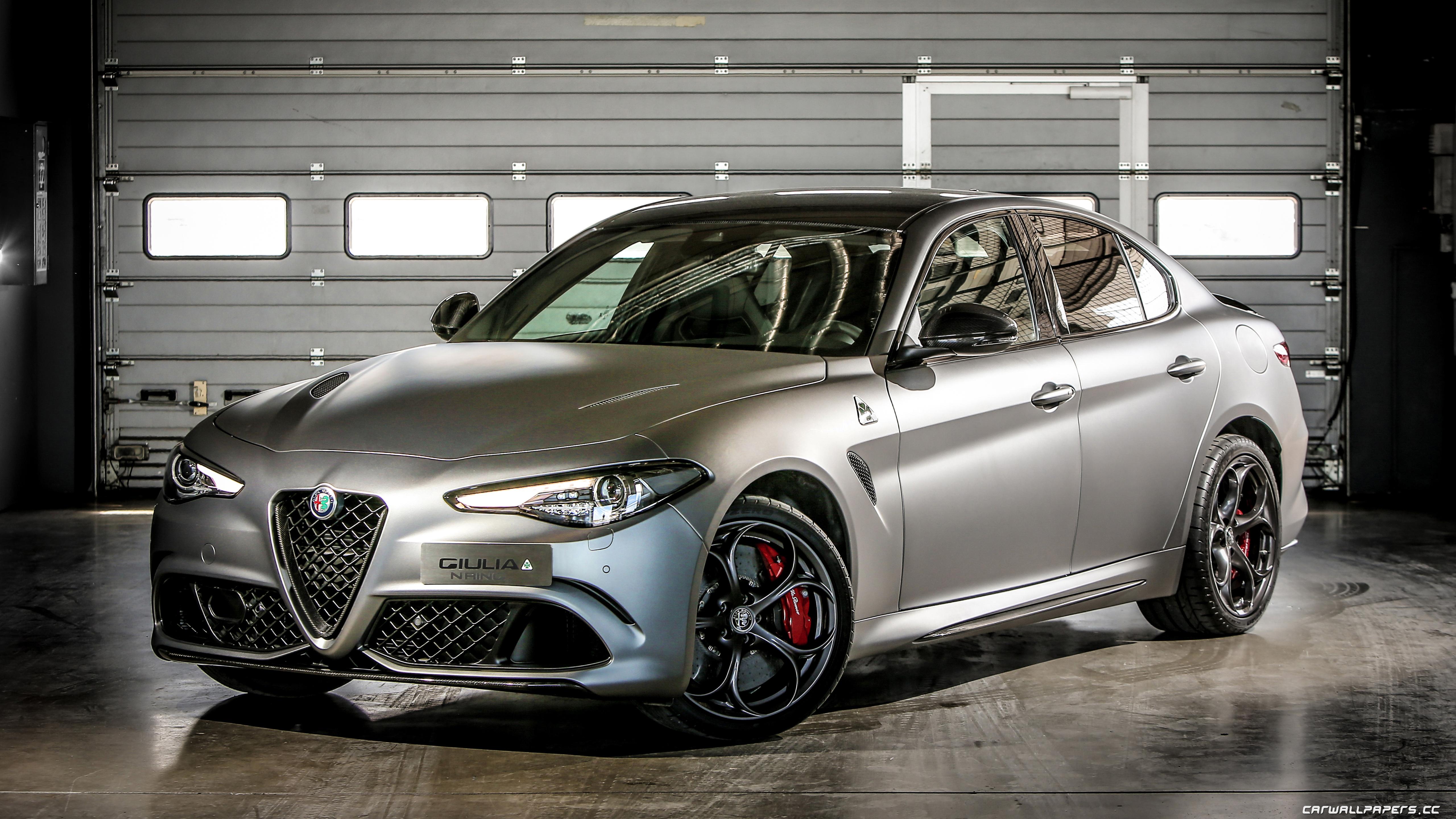 Cars desktop wallpaper Alfa Romeo Giulia Quadrifoglio NRING