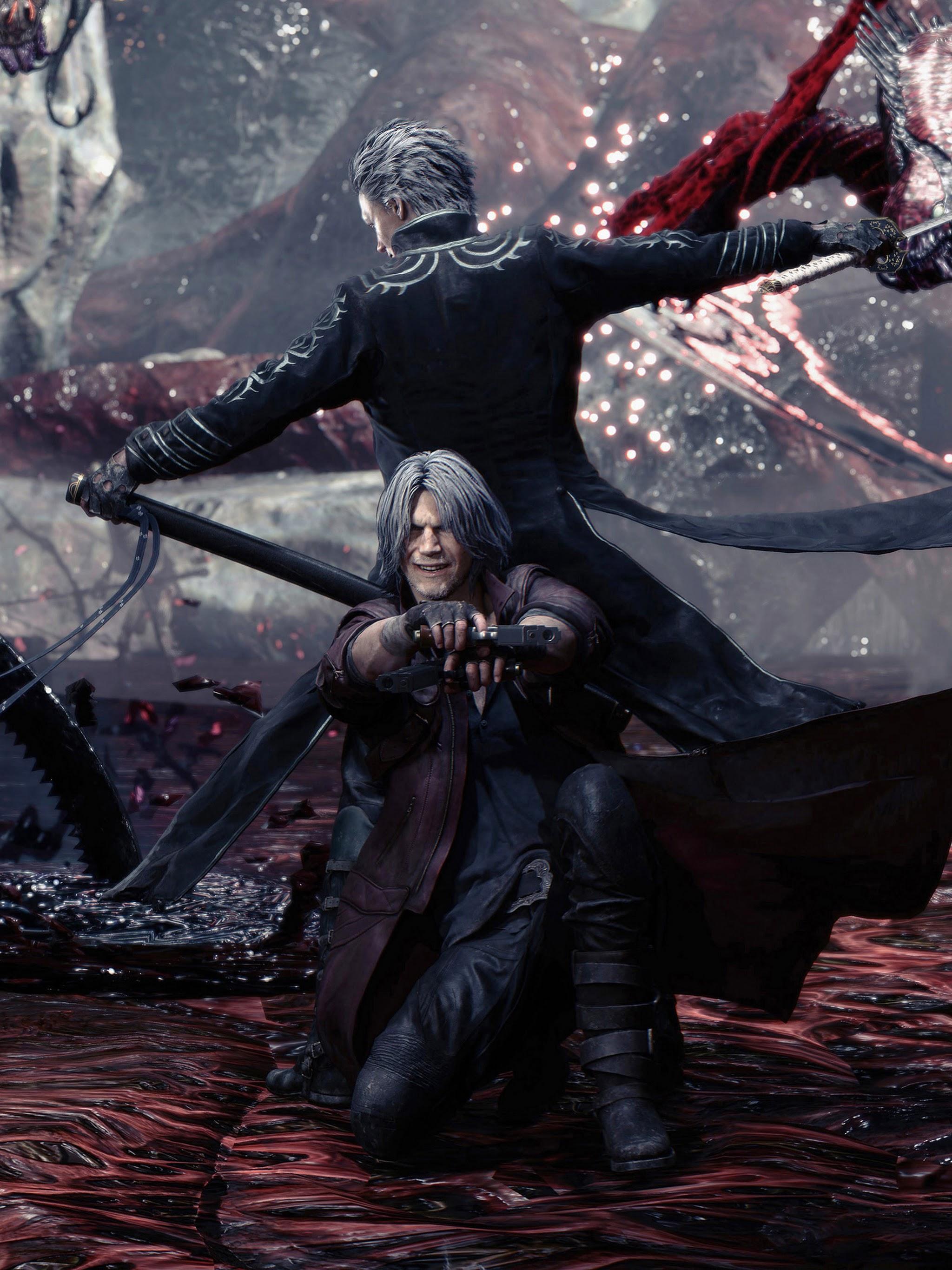 Mobile wallpaper: Devil May Cry, Video Game, Dante (Devil May Cry