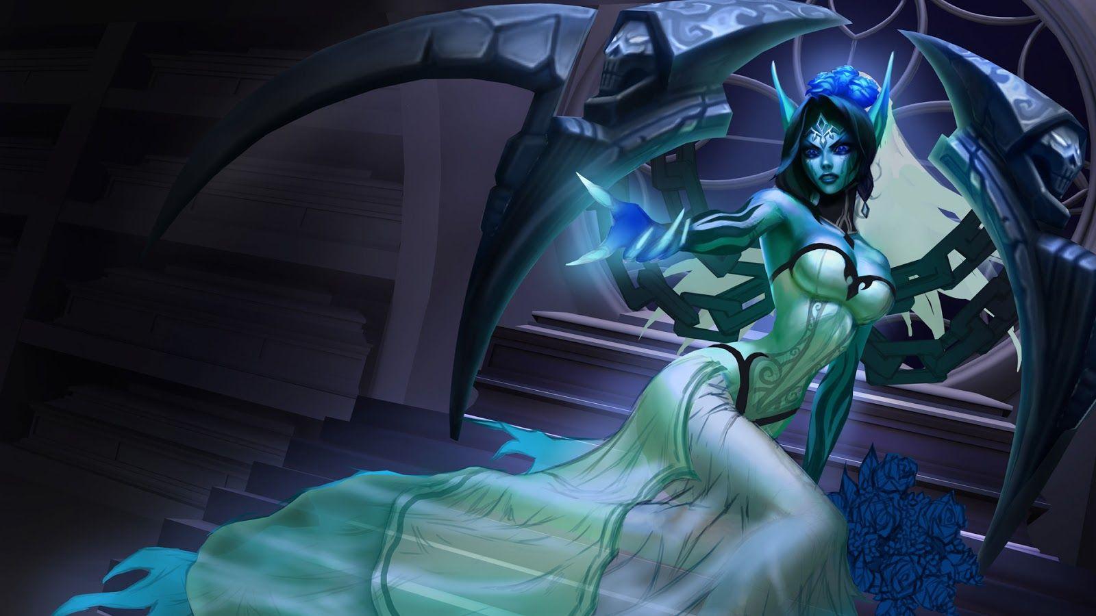 La Llorona Ghost Bride Morgana Skin. League Of Legends, La