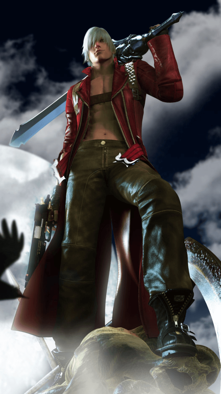 I made a Dante phone wallpaper with my favorite features from his DMC 3 and  5 designs  rDevilMayCry