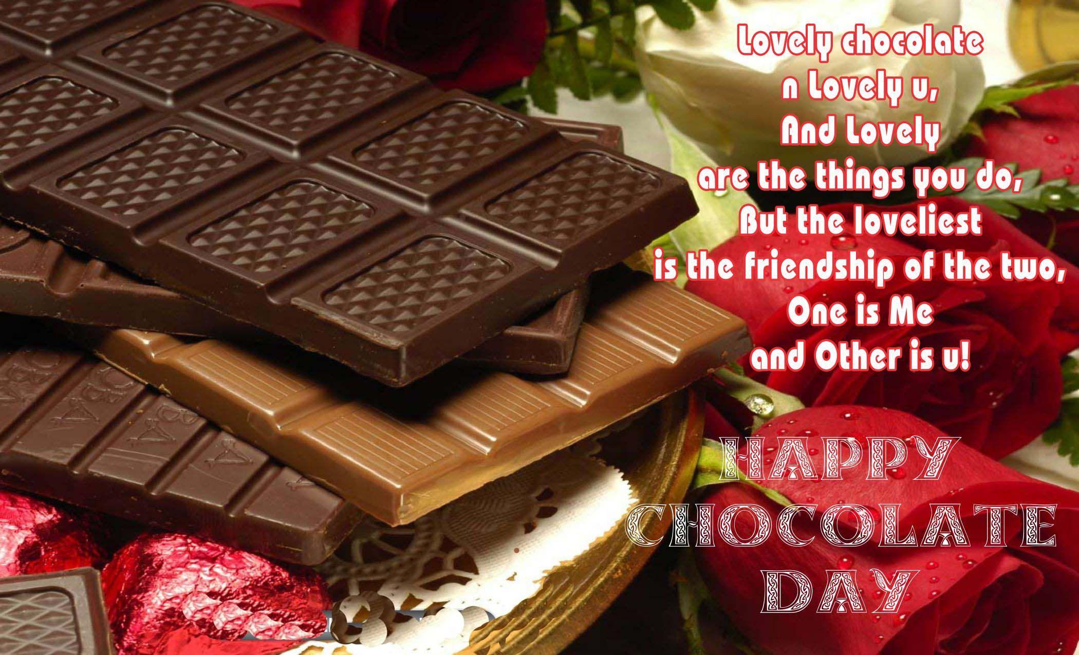 Animated chocolate day image, Wallpaper. Happy chocolate day