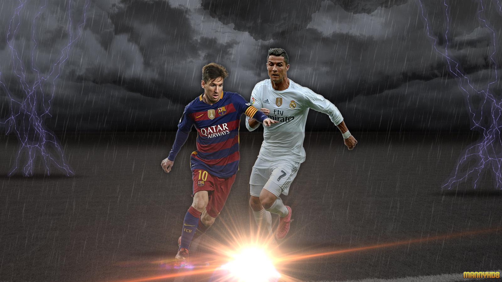 Free download Wallpaper Messi Vs Cristiano Ronaldo 2016