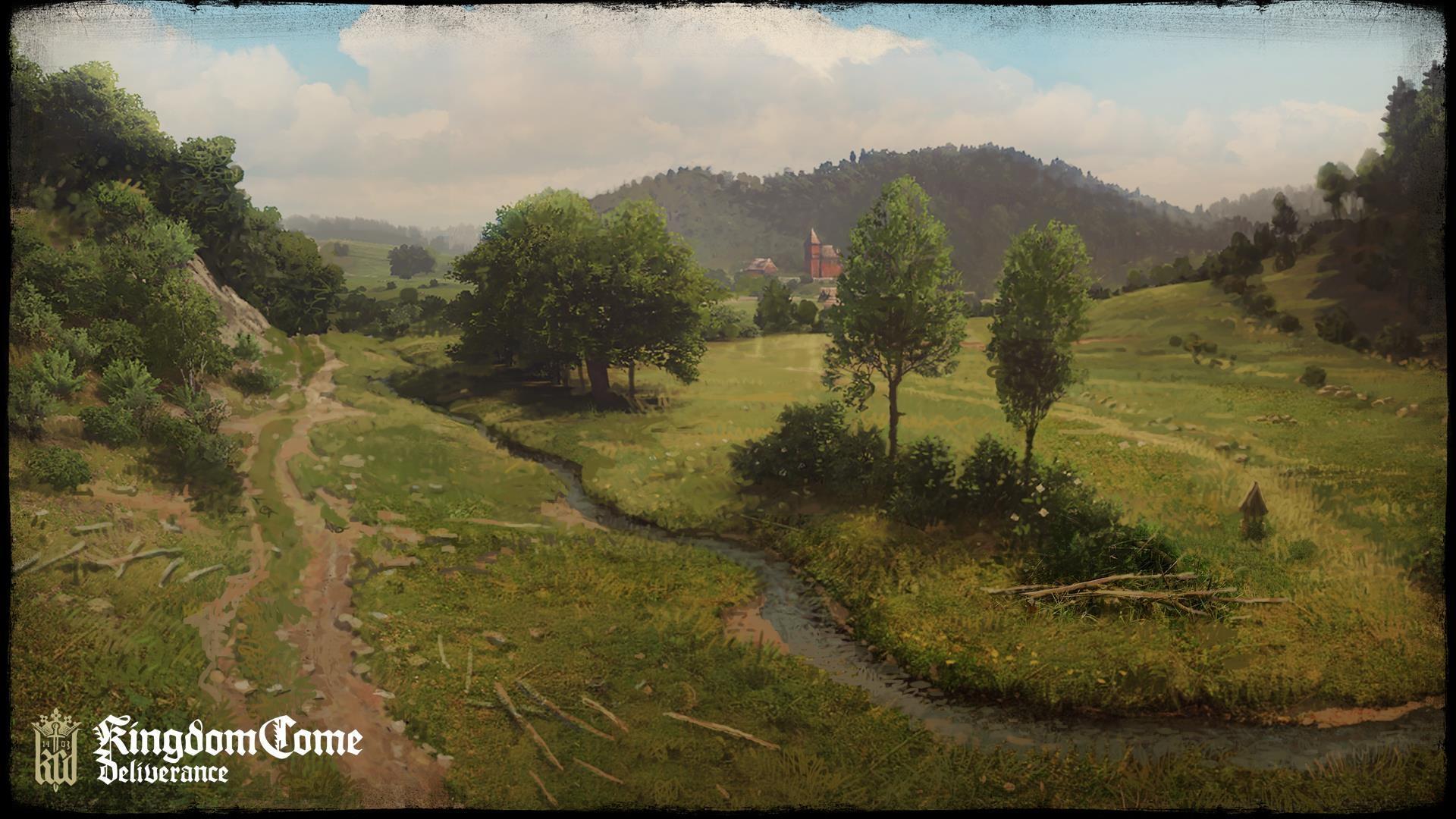 Download 1920x1080 Kingdom Come: Deliverance, Artwork, Landscape