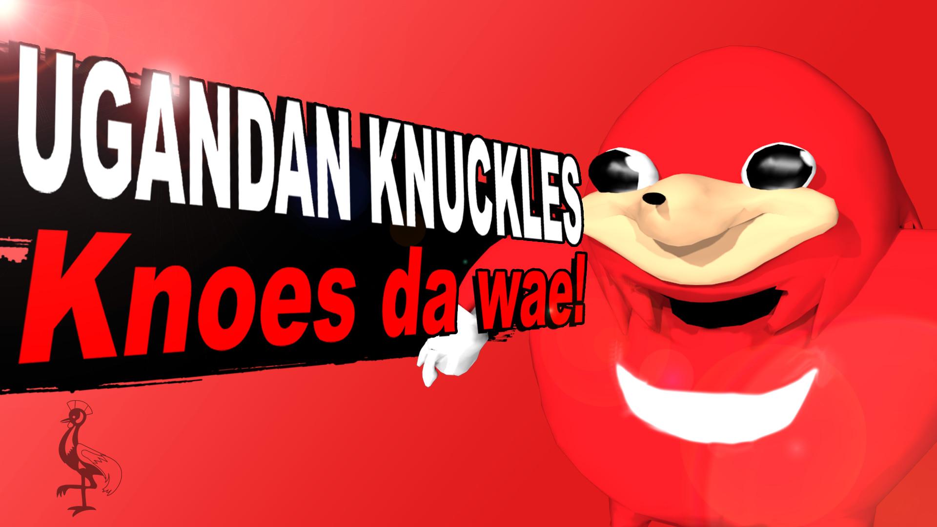 Ugandan Knuckles 3DS V1.1 [Super Smash Bros. (3DS)] [Skin Mods]