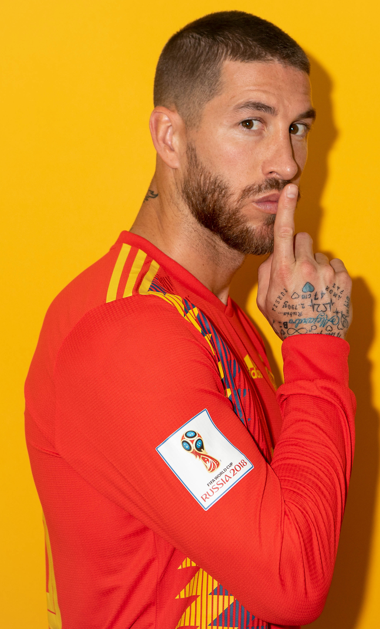Sergio Ramos FIFA 2018 iPhone 6 plus Wallpaper, HD