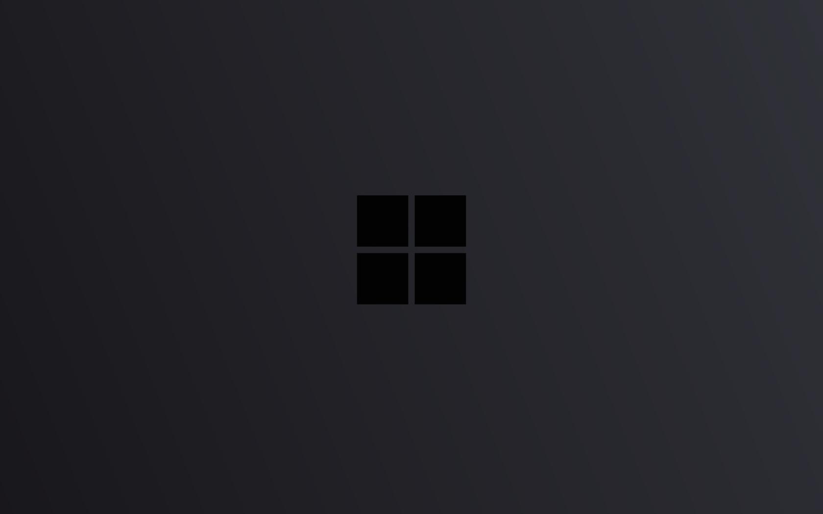 Windows 10 Logo Minimal Dark 1680x1050 Resolution