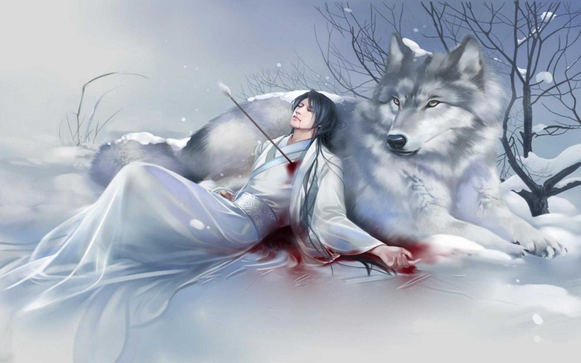 anime wolf pics