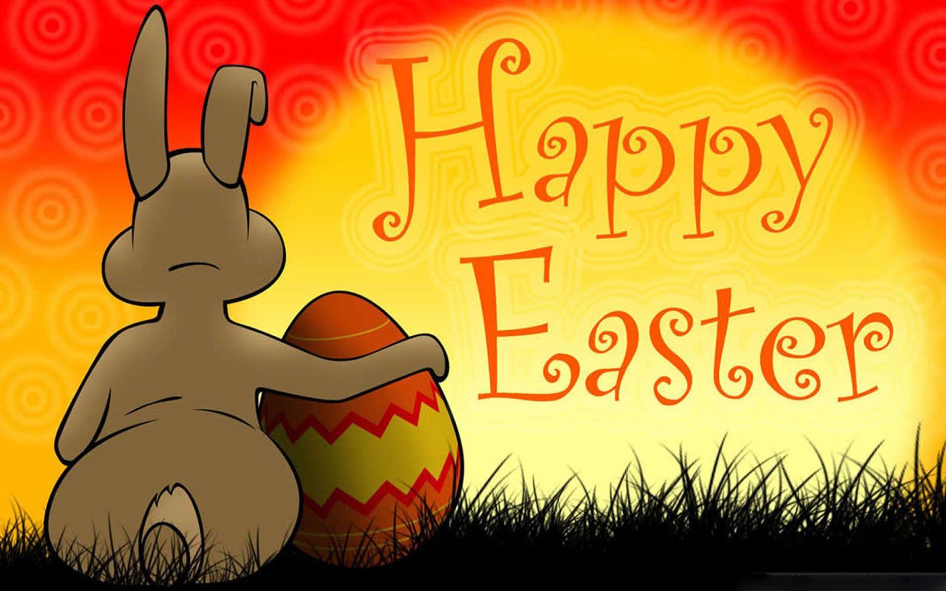 Happy Easter Bunny Hug Egg Wallpaper 1920x1200 PC