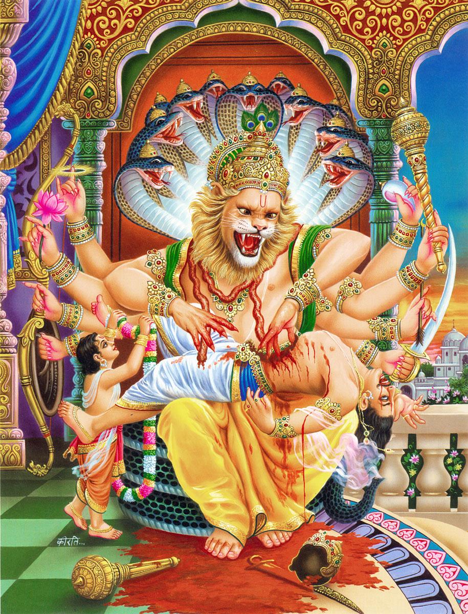 Lord Narasimha Wallpaper Wid Photo Avatar