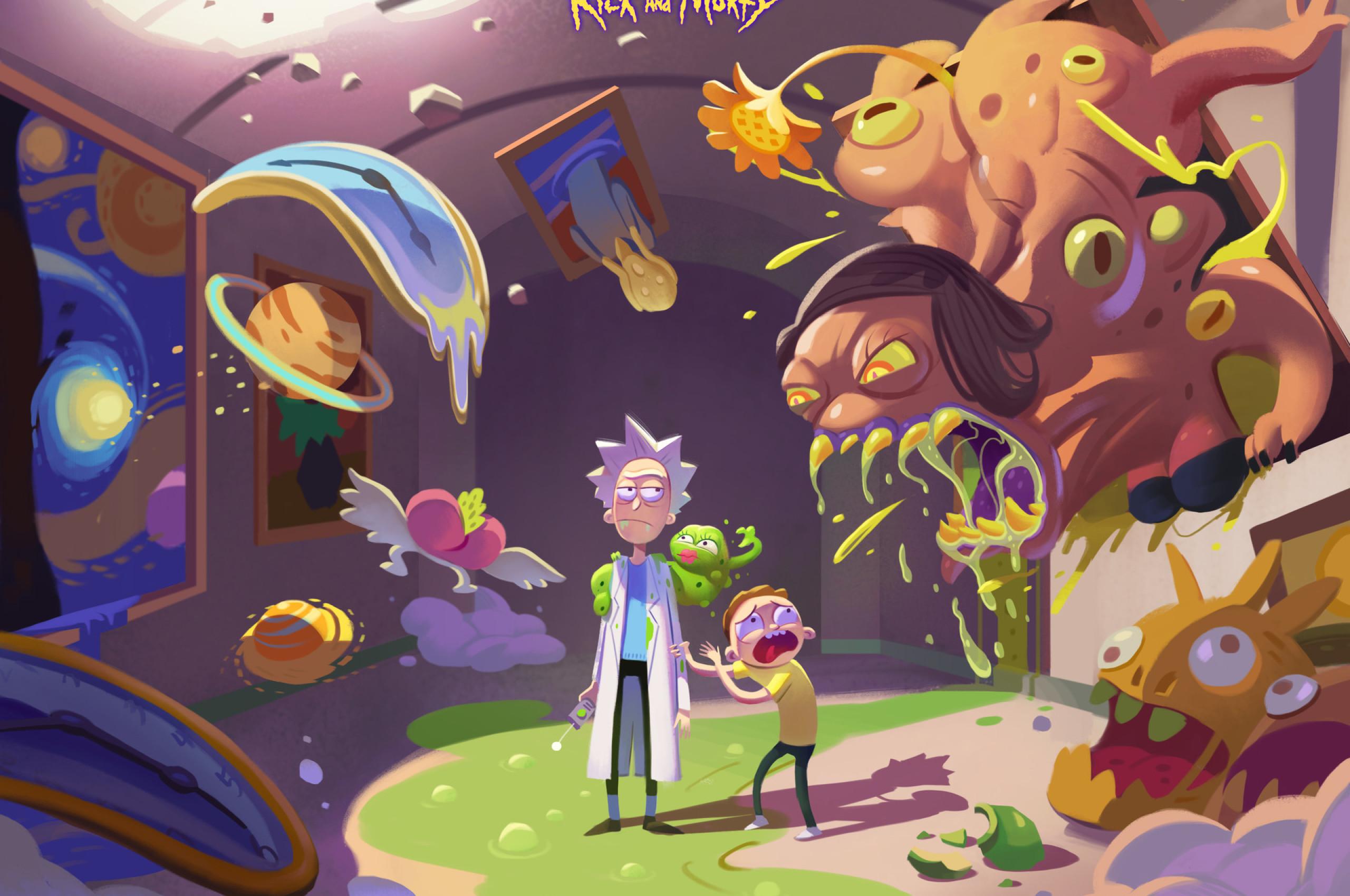 Rick and Morty Desktop Background by Toshpokerface on DeviantArt