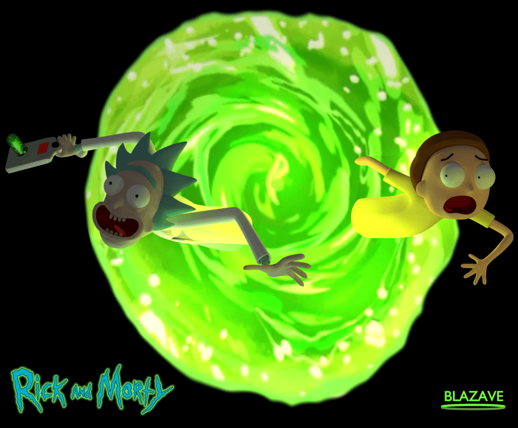 Rick and Morty Portal 4K Wallpapers from blazave.deviantart