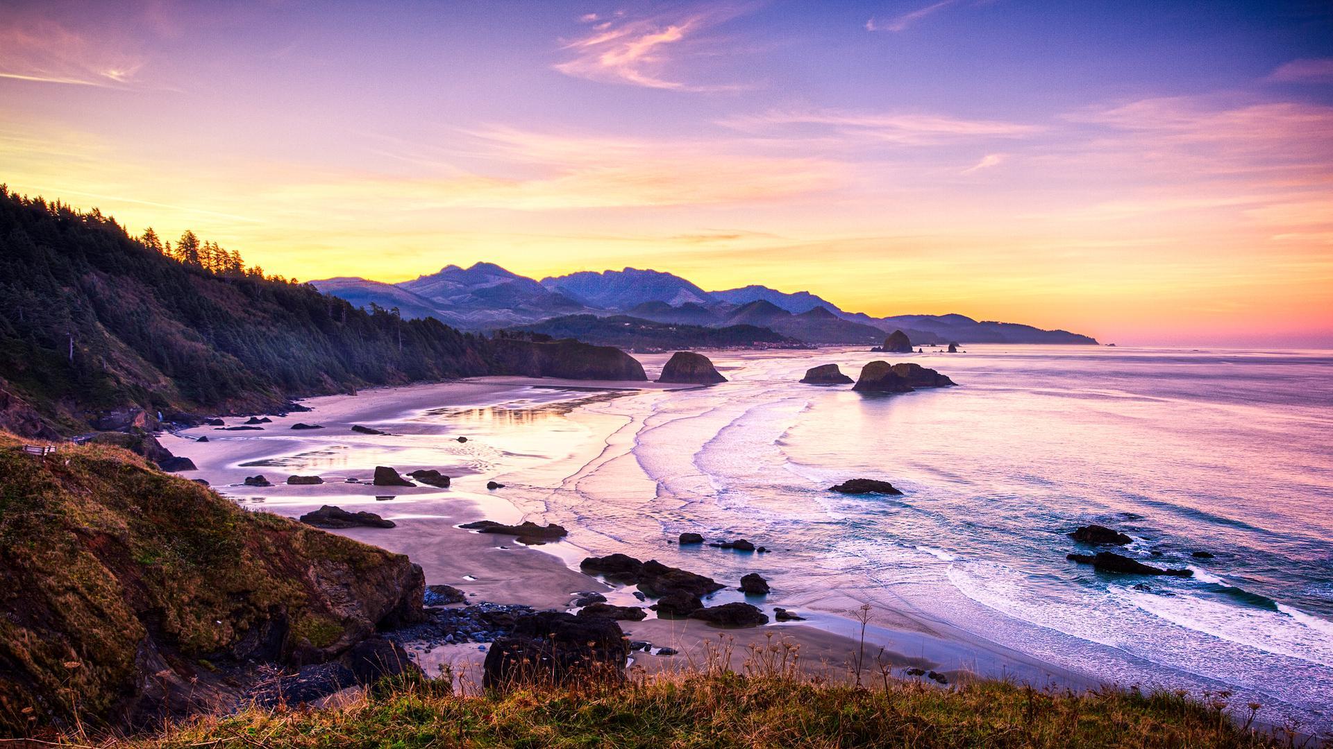 Free download Beautiful Cannon Beach In Oregon HD Desktop