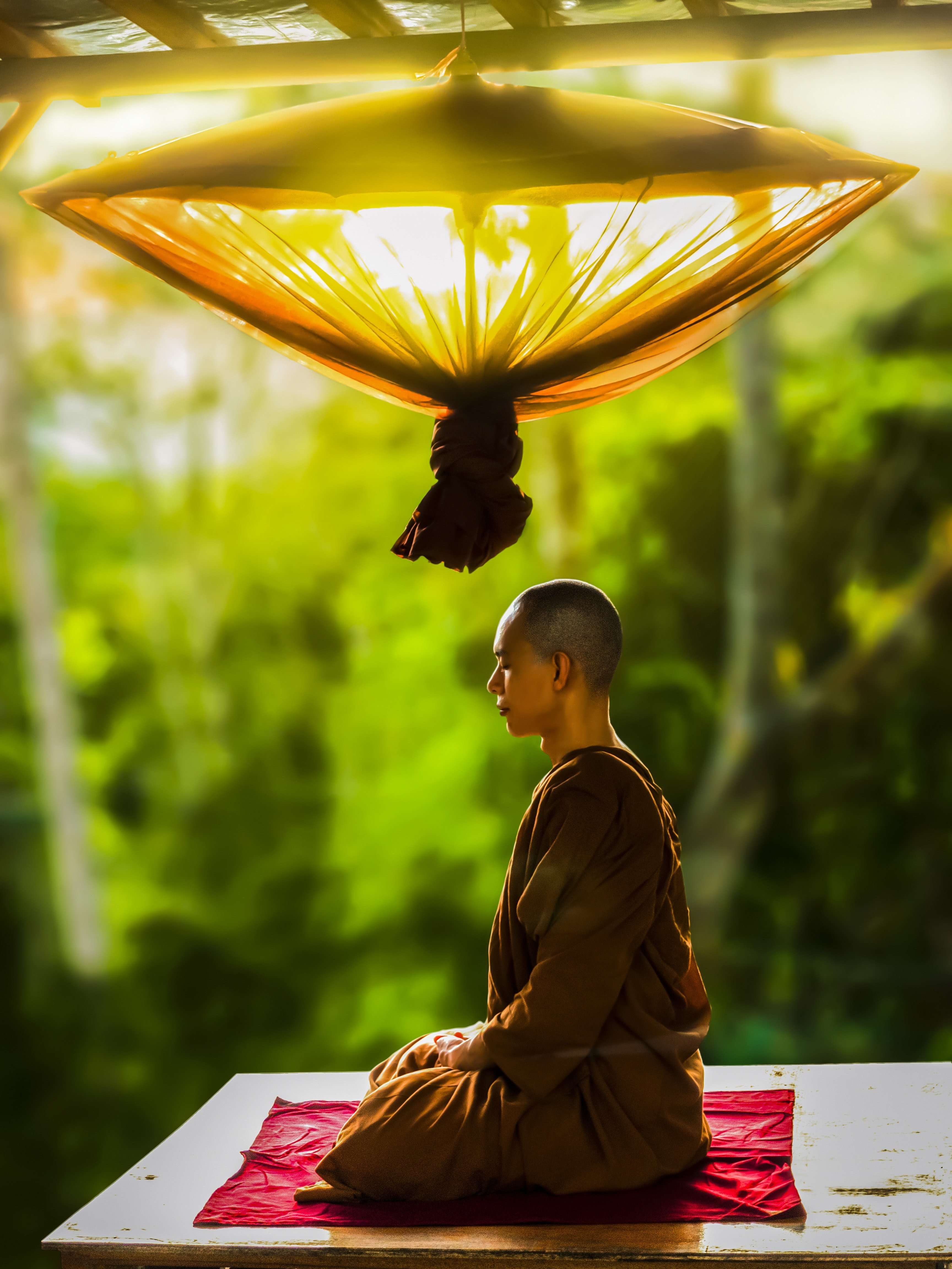 Monk Meditating · Free