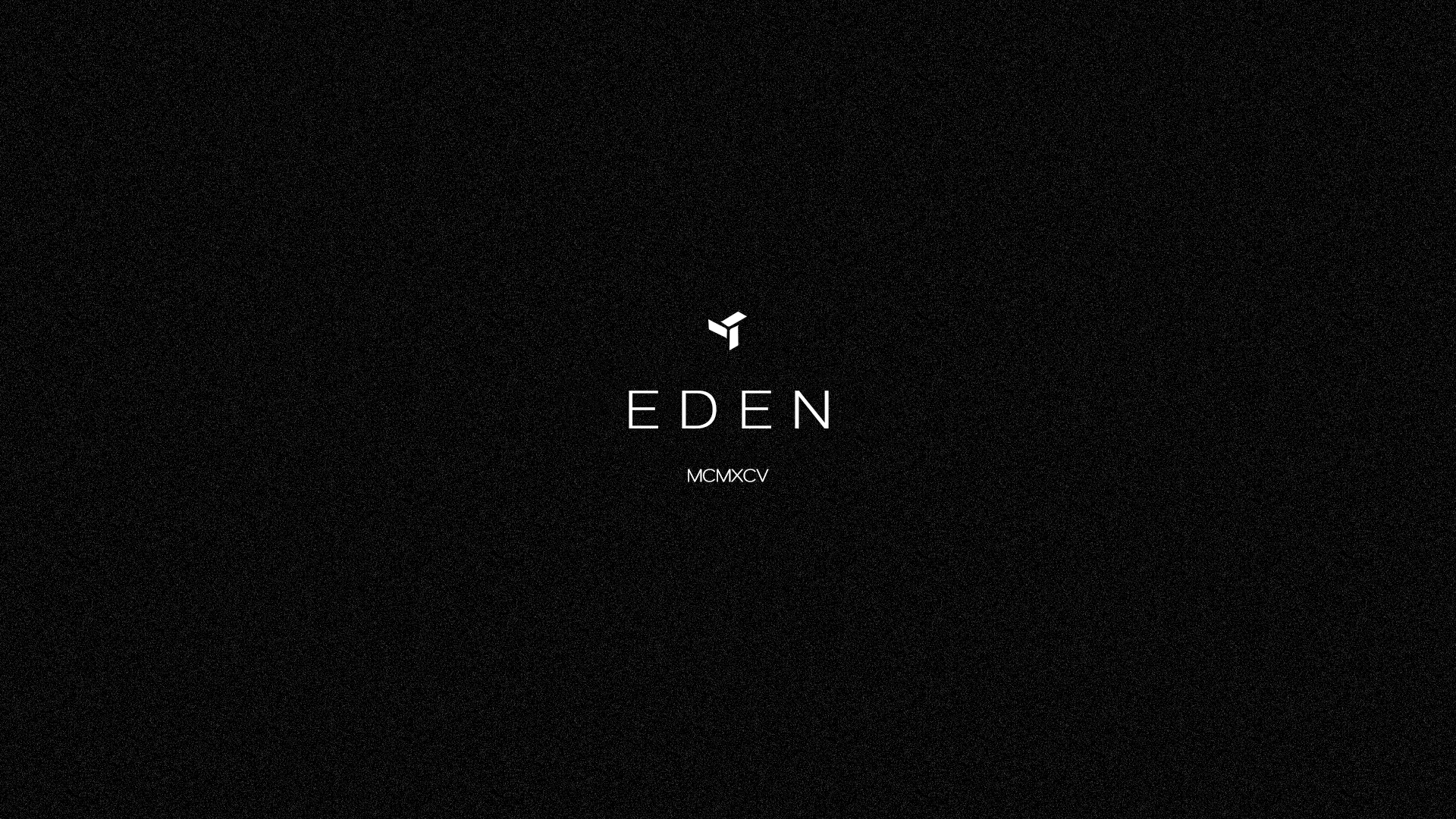 Some simplistic EDEN wallpaper, created by me.: eden