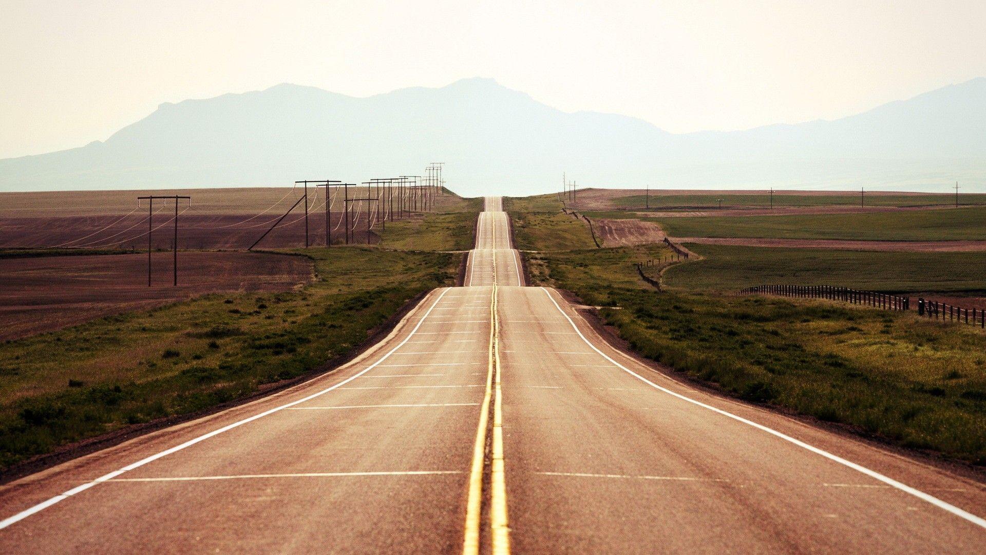 Empty Highway, Empty highway wallpaper