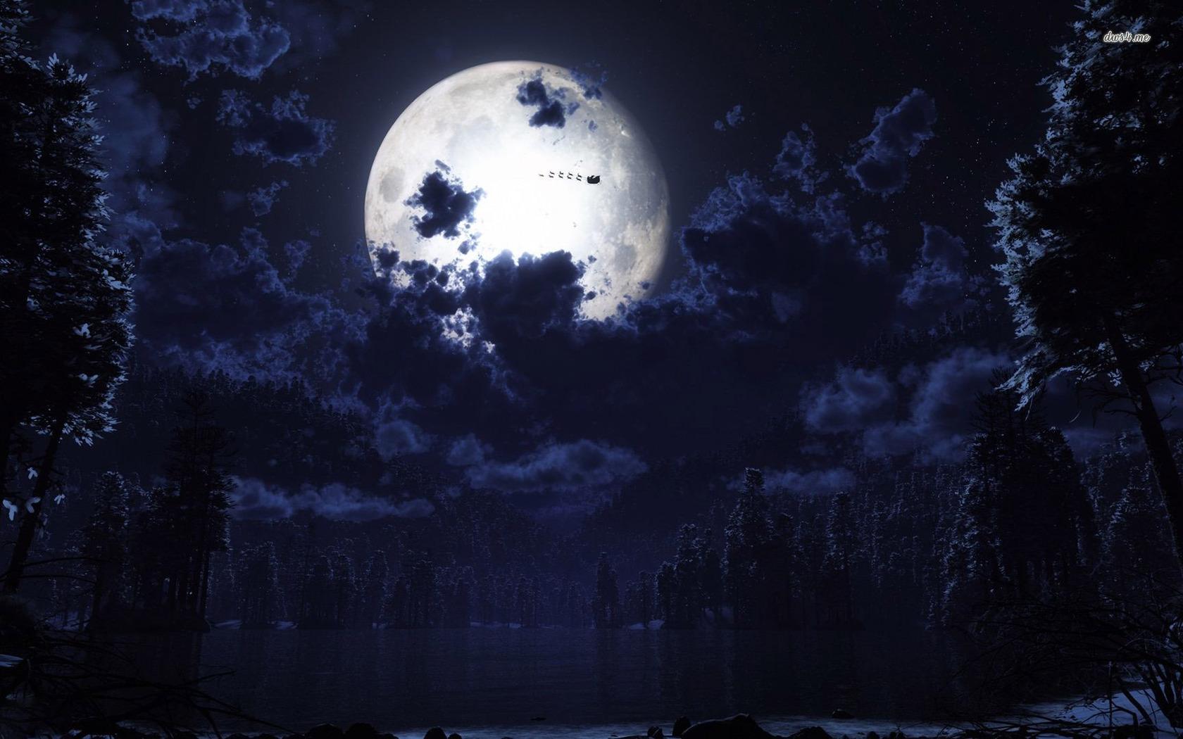 HDQ Cover Wallpaper: Free Moonlight Image For Desktop, Free