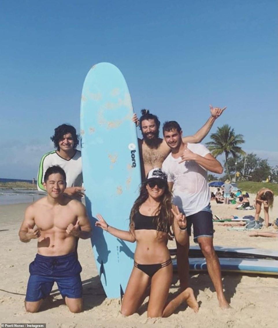 The tragedy behind French surfing champion's amazing Australian