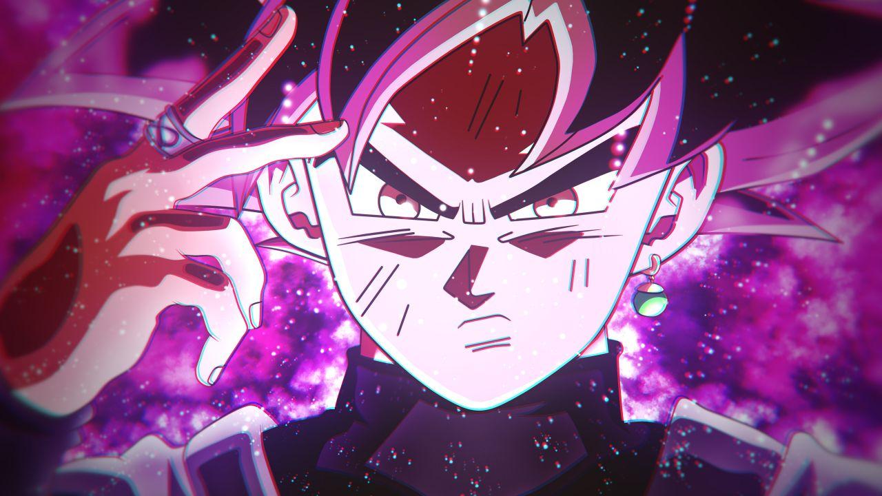 Wallpaper Goku Black, Super Saiyan Rose, 5K, Anime
