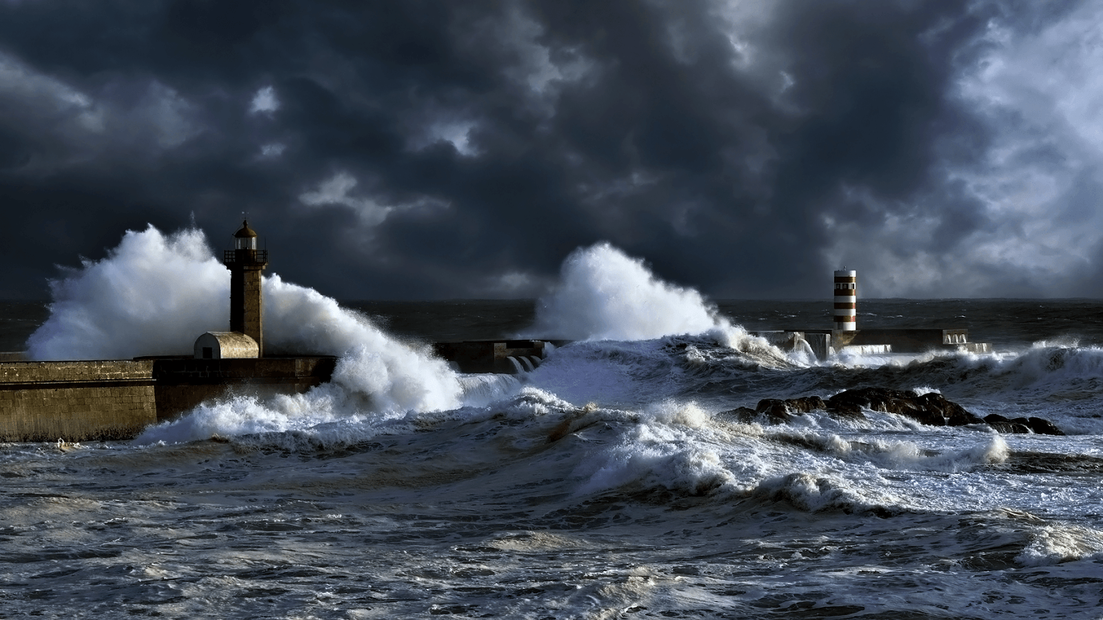 Lighthouse Storm At Sea Wallpaper Maria Waves, HD