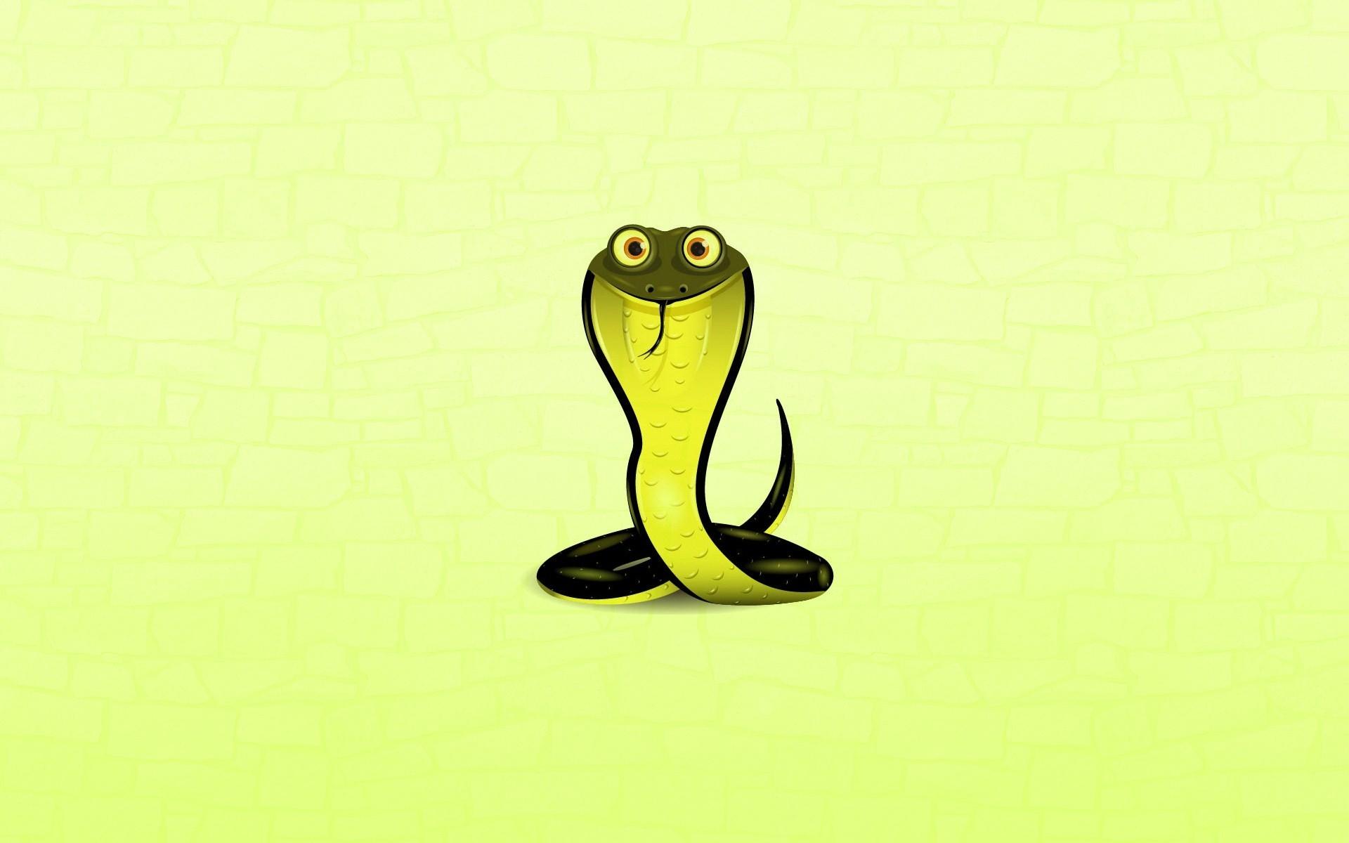 green minimalistic cobra animals snakes High Quality Wallpaper