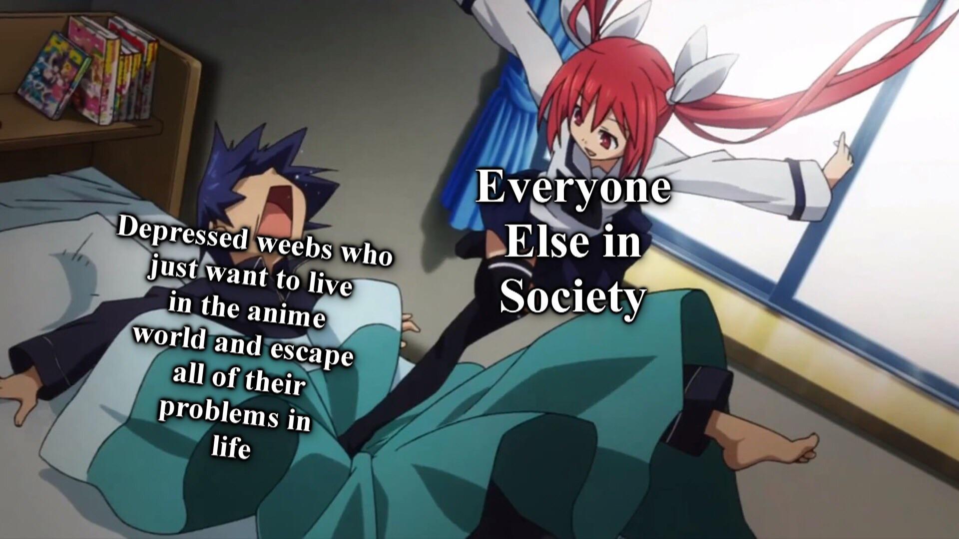 a relatable anime meme