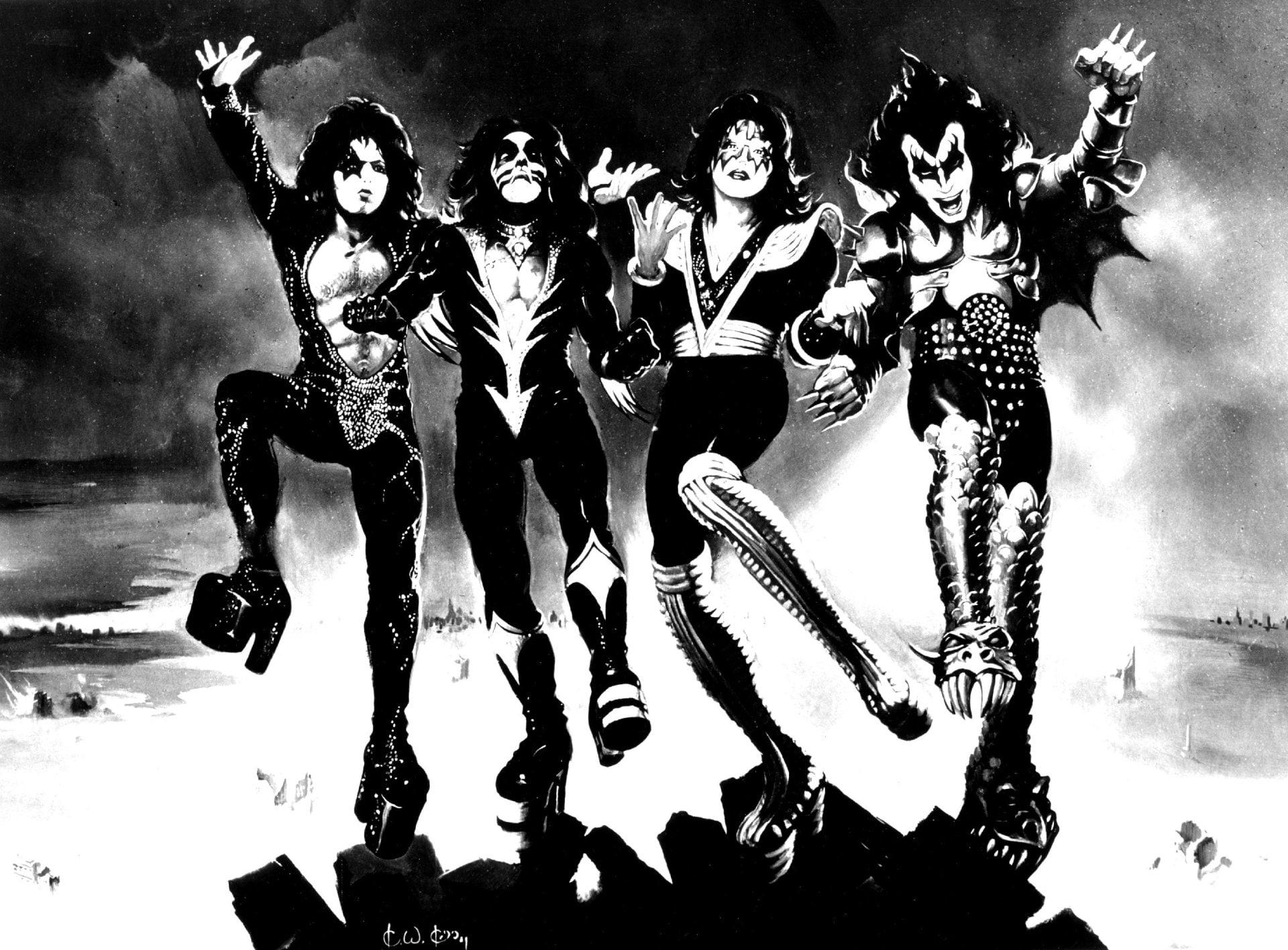 Band, Kiss, Gene Simmons Band Album Covers, HD Wallpaper