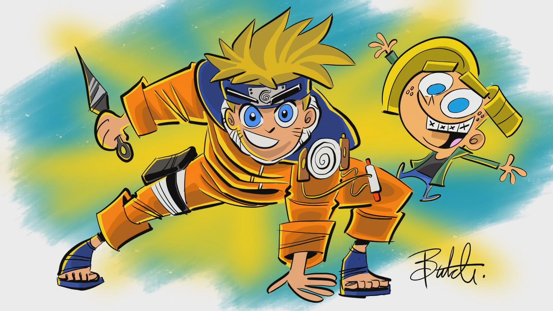 Naruto Drawn By Fairly Oddparents Creator Odd Parents Pop