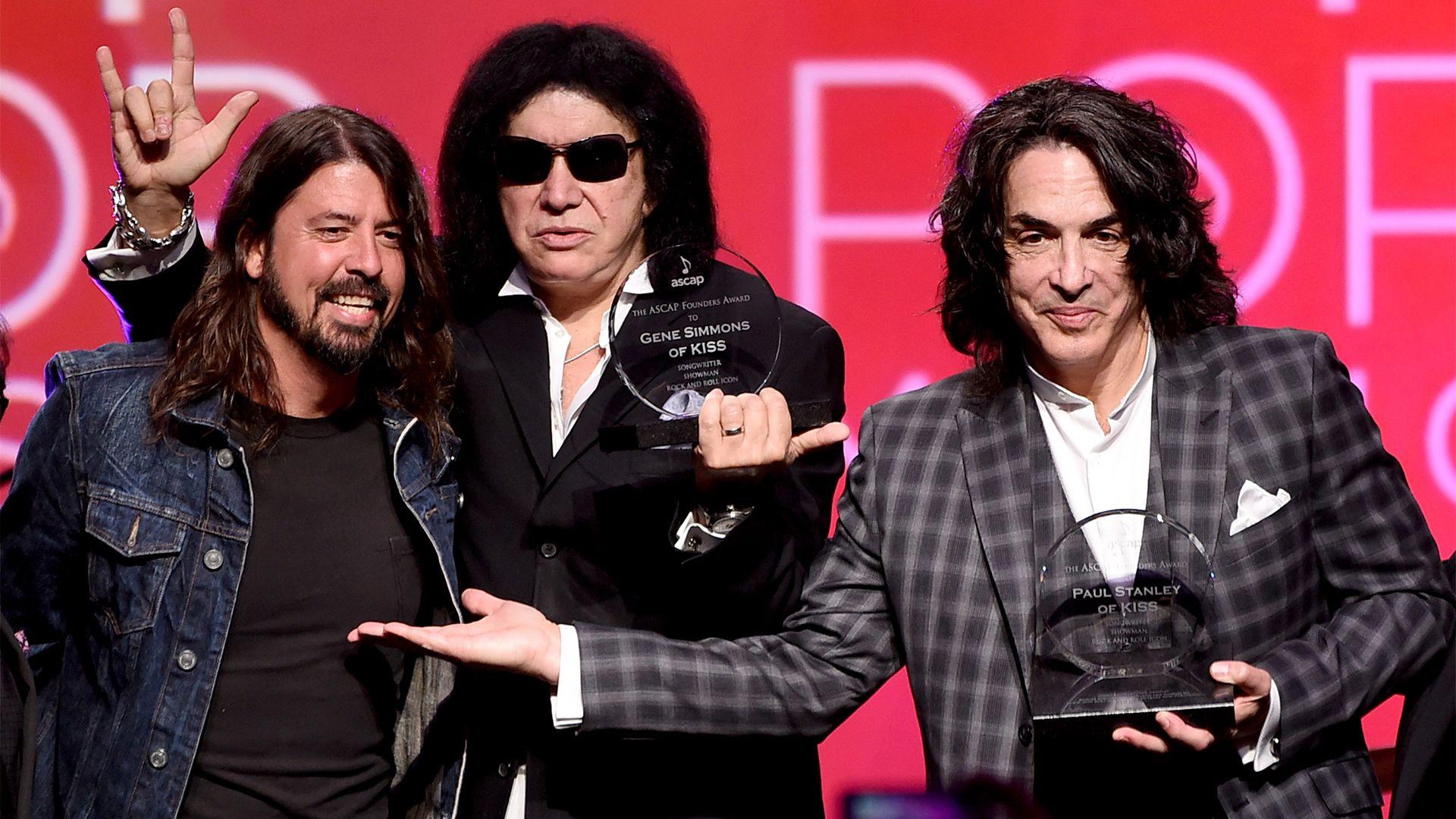 Gene Simmons and Paul Stanley of Kiss Pay Tribute to Songwriters