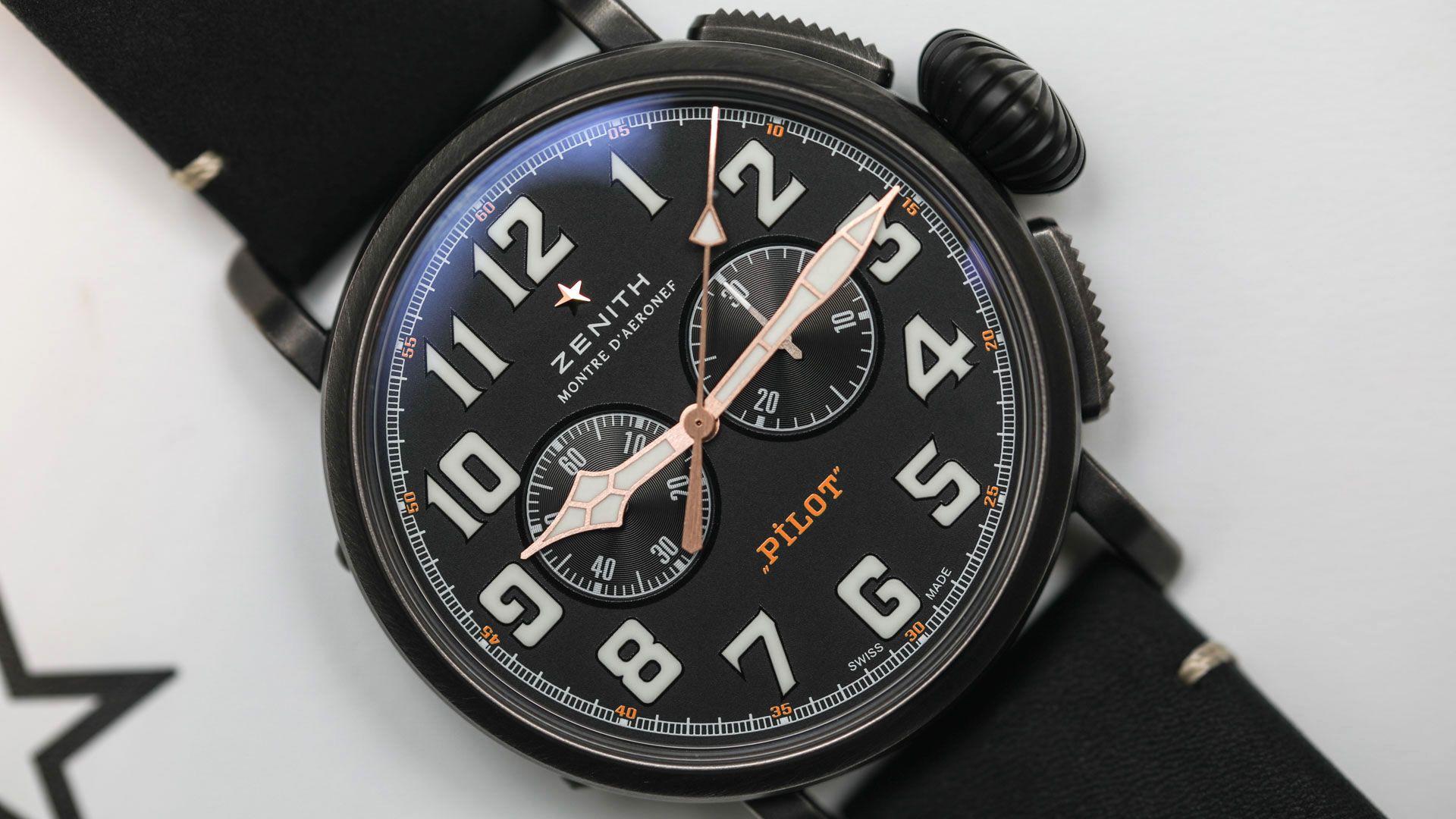 ICYMI: Zenith Pilot Type 20 Ton Up Black Chronograph Hands On
