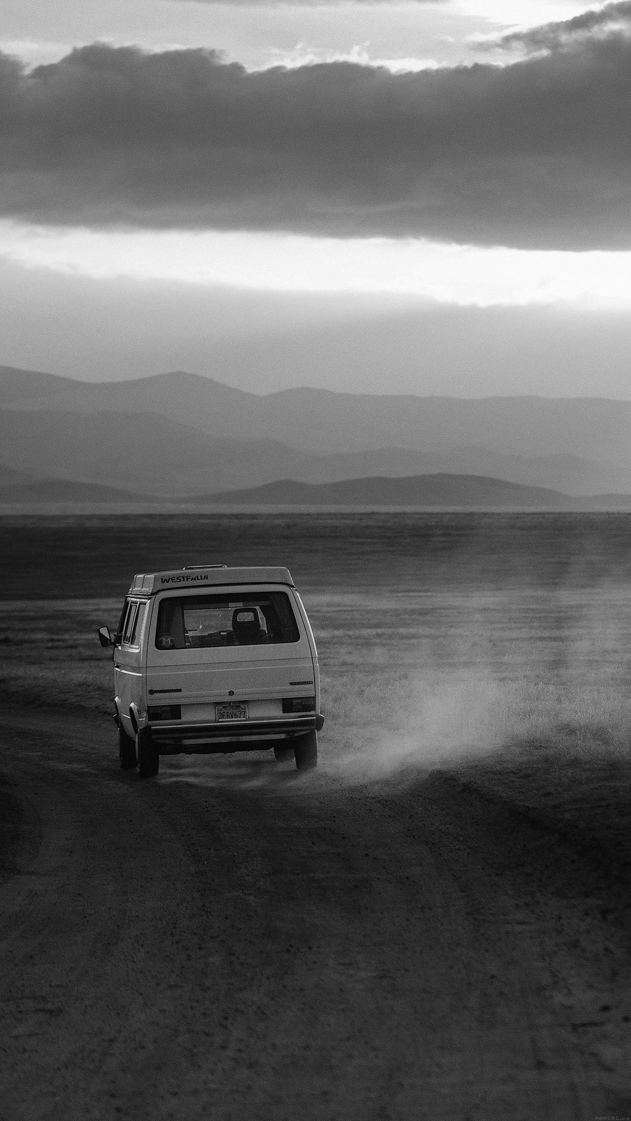 iPhone7papers car dark bw drive nature love