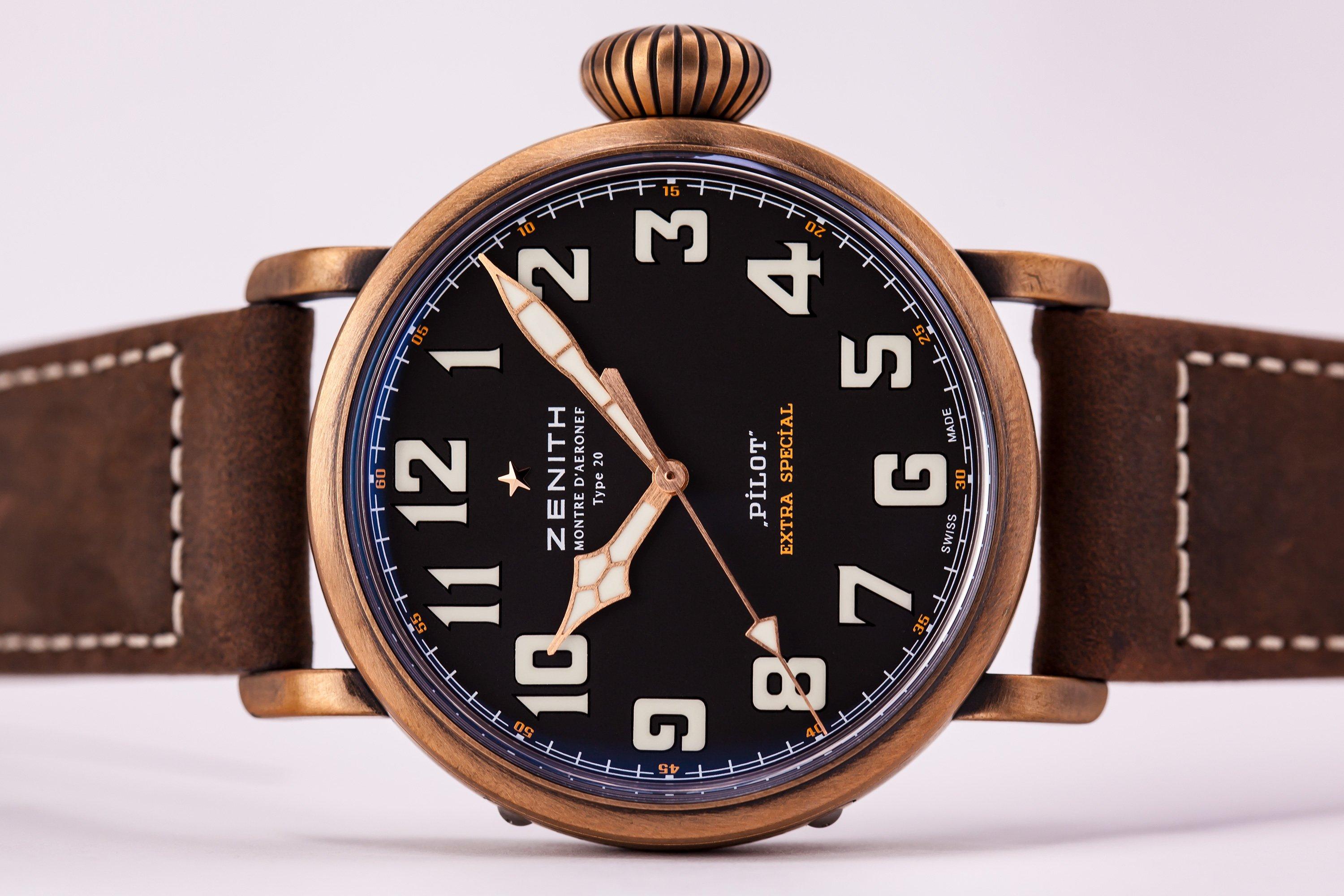 Zenith Pilot Type 20 Extra Special Bronze 45 Montre d'Aeronef Ref