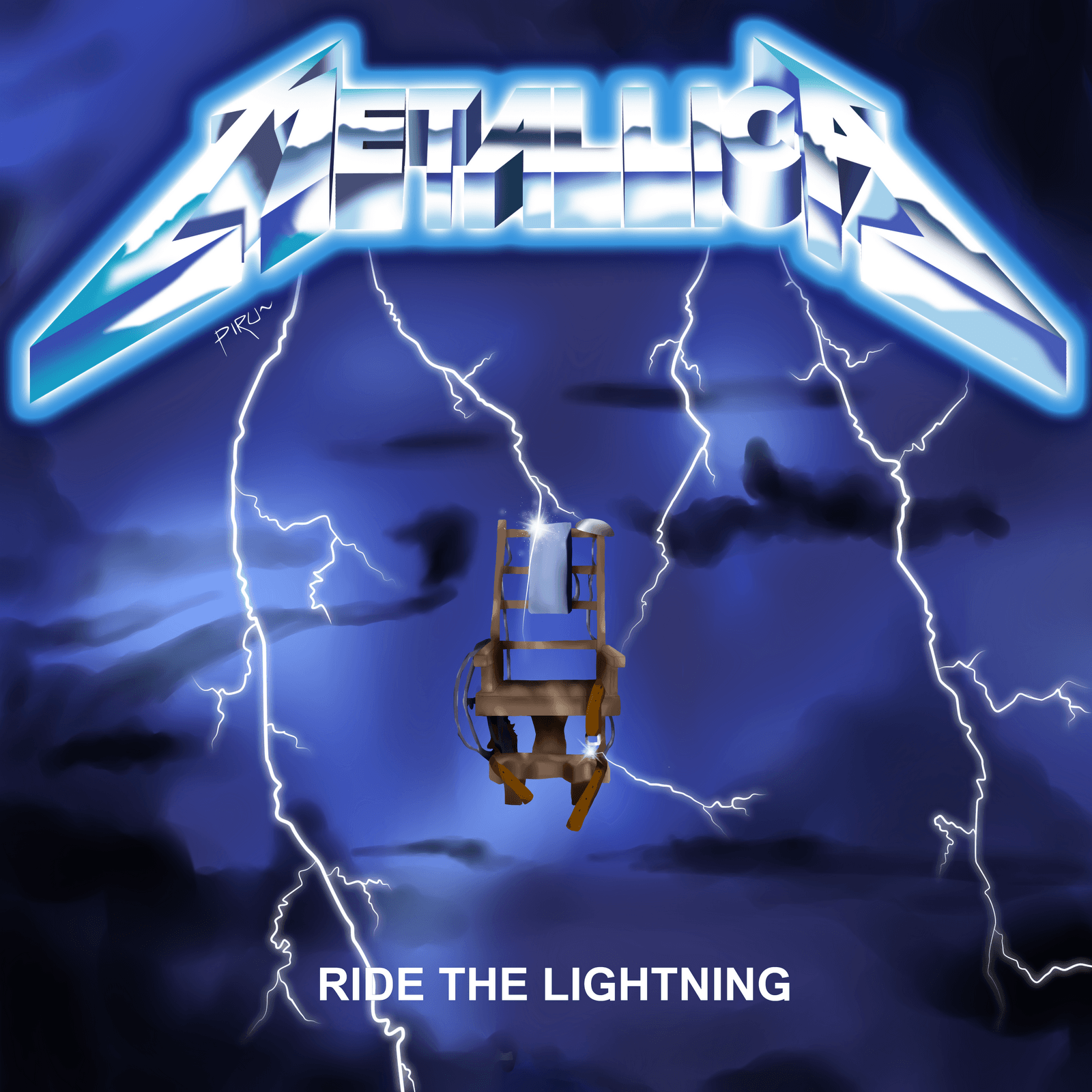 Metallica Ride The Lightning Wallpaper Desktop. Ride the lightning, Metallica, Rock band posters