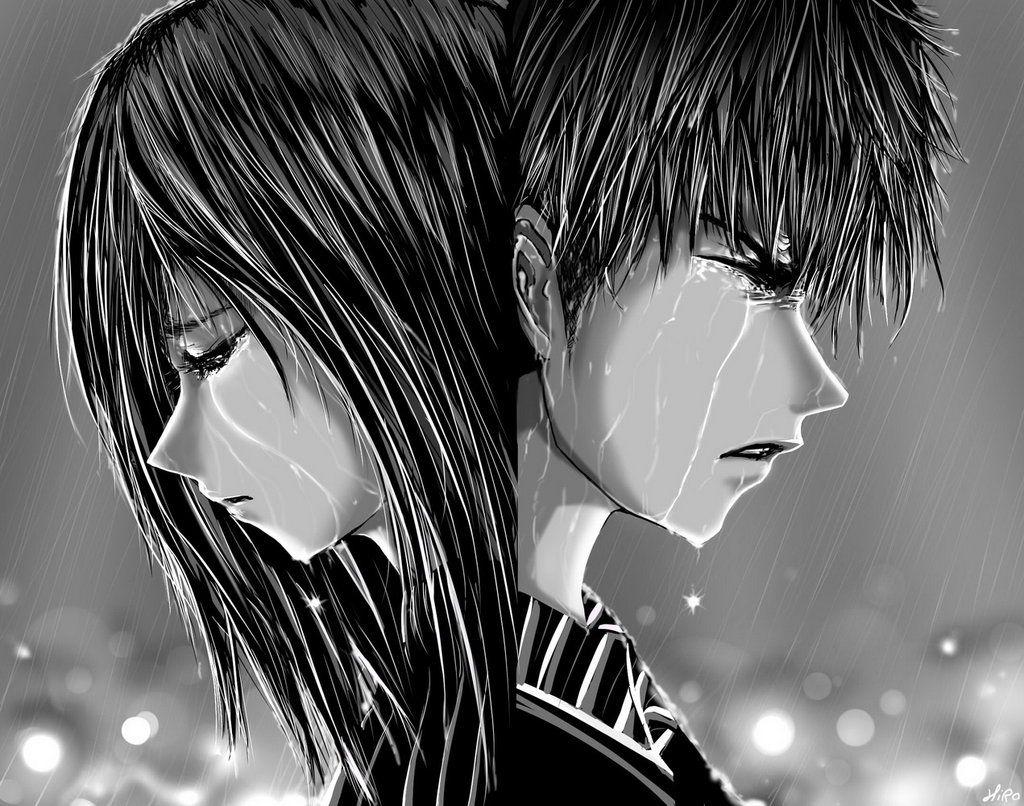 anime male crying iphone home screen